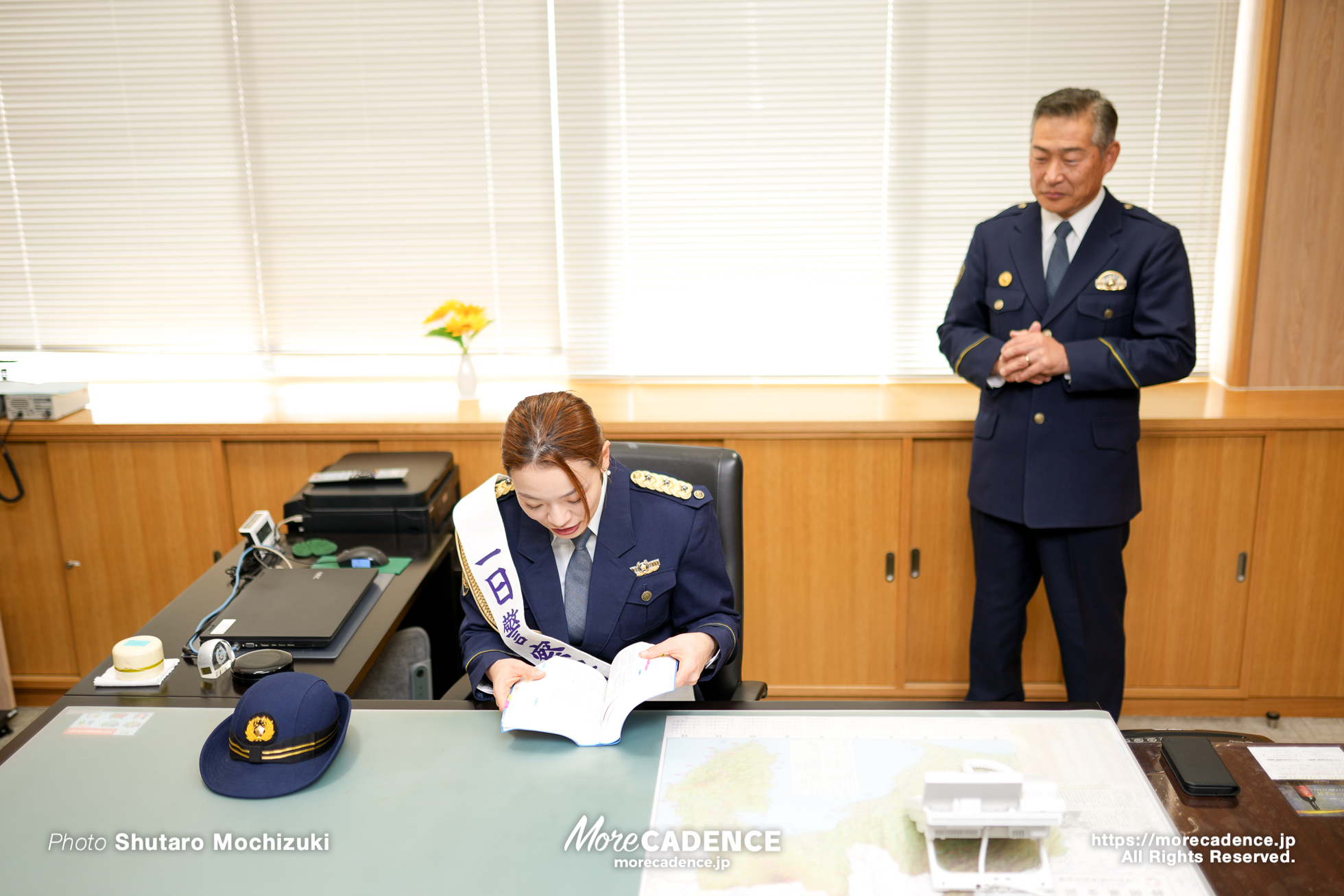 佐藤水菜, 1日警察署長, 伊豆中央警察署