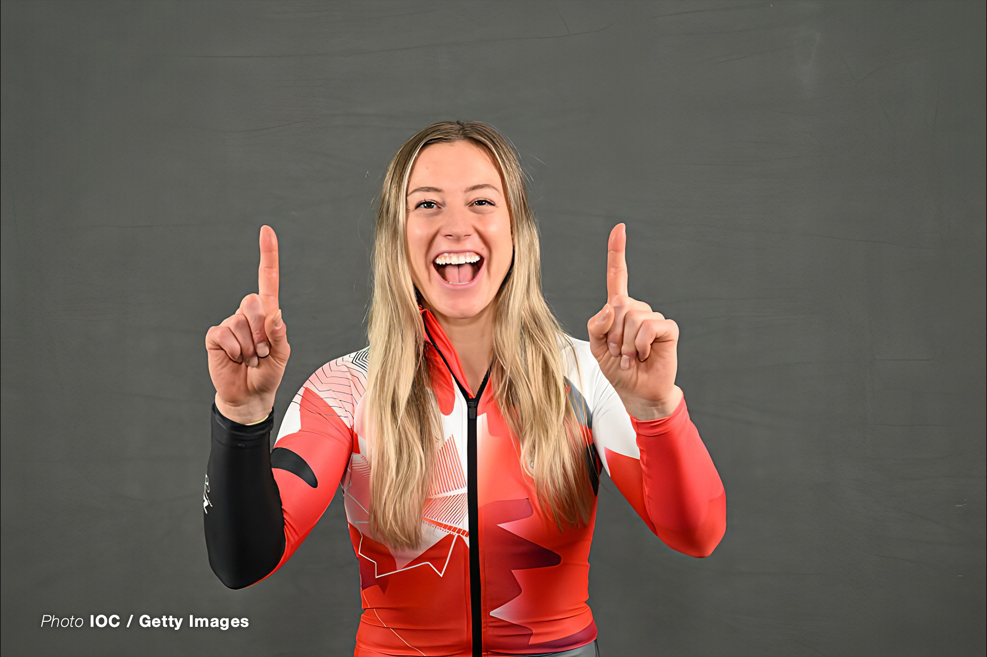 UNSPECIFIED - FEBRUARY 03: Olympian Kelsey Mitchell of Team Canada poses for a photo on February 03, 2026 ahead of the 2026 Milan Winter Olympics