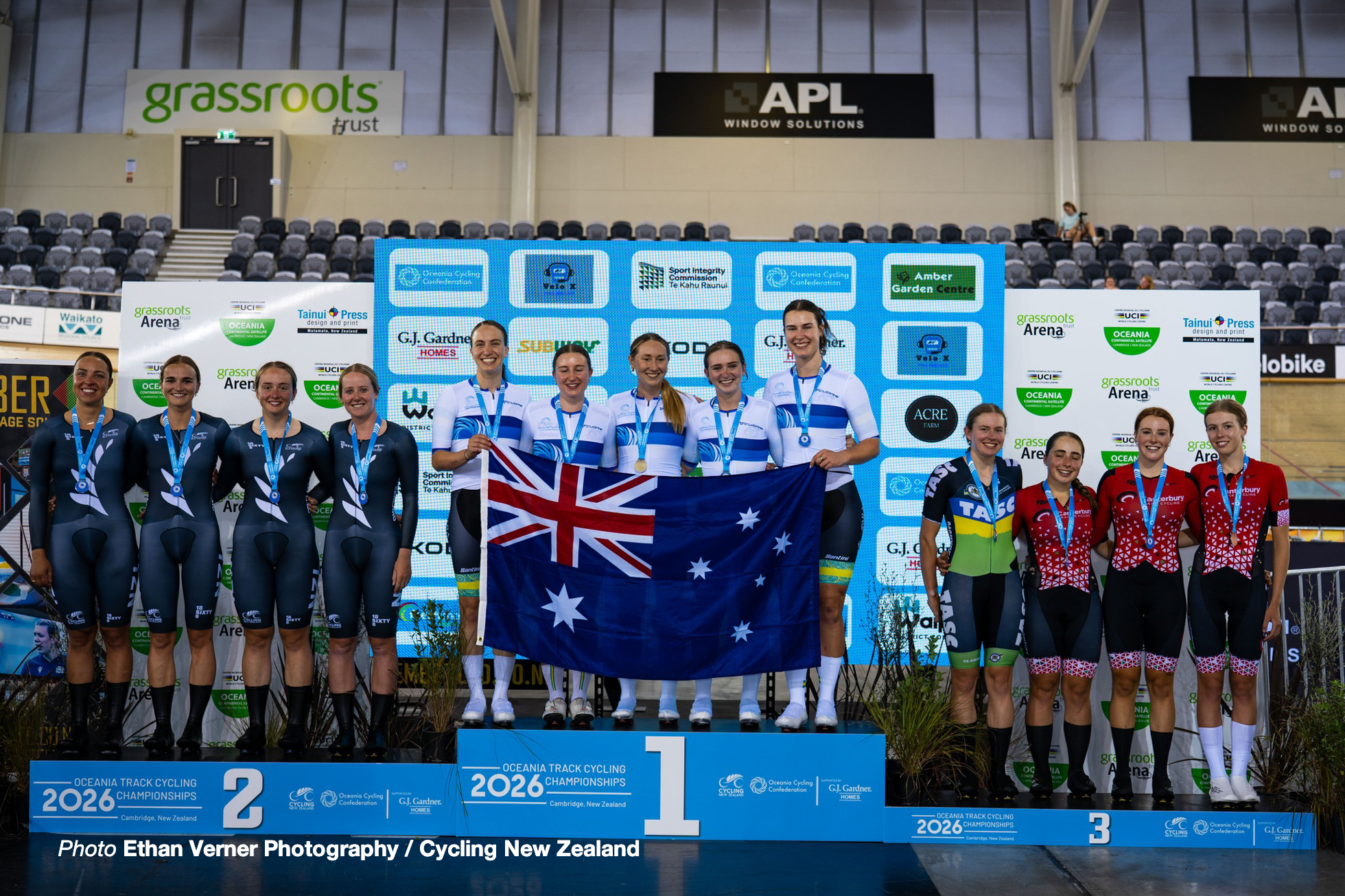 女子チームパシュート, Women Team Pursuit, 2026オセアニア選手権トラック, 2026 OceaniaTrack Cycling Championships