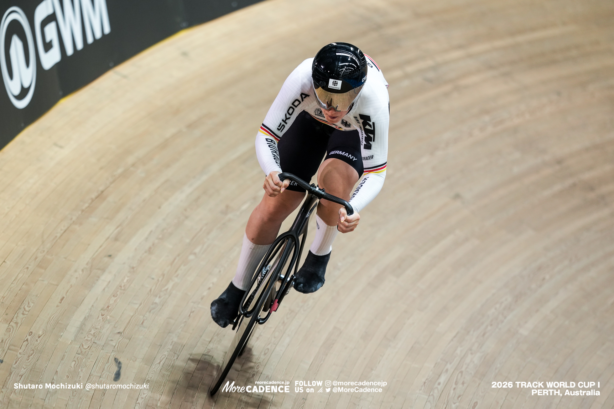 ポーリン・グラボッシュ, GRABOSCH Pauline Sophie, GER, 女子スプリント, 200mFTT 予選, WOMEN Elite Sprint, Qualifying, 2026ワールドカップ第1戦, オーストラリア, パース, 2026 UCI Track World Cup, Round 1, Perth, Australia
