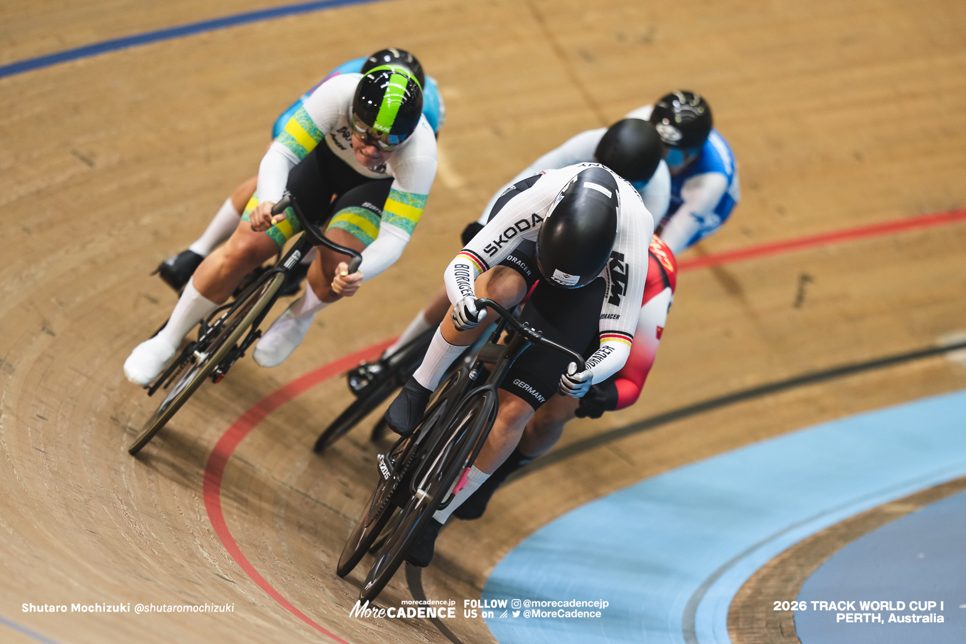 リー ソフィー・フリードリッヒ, FRIEDRICH Lea Sophie, GER, アレシア・マケイグ, McCAIG Alessia, AUS, 女子ケイリン, 1回戦, WOMEN Elite Keirin, First Round, 2026ワールドカップ第1戦, オーストラリア, パース, 2026 UCI Track World Cup, Round 1, Perth, Australia