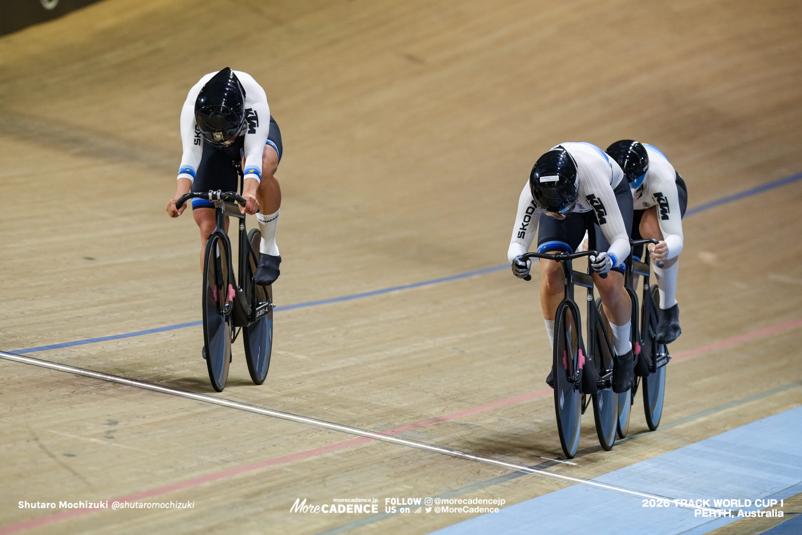 リー ソフィー・フリードリッヒ, FRIEDRICH Lea Sophie, GER, ポーリン・グラボッシュ, GRABOSCH Pauline Sophie, GER, クララ・シュナイダー, SCHNEIDER Clara, GER, 女子チームスプリント, WOMEN Elite Team Sprint, 2026ワールドカップ第1戦, オーストラリア, パース, 2026 UCI Track World Cup, Round 1, Perth, Australia