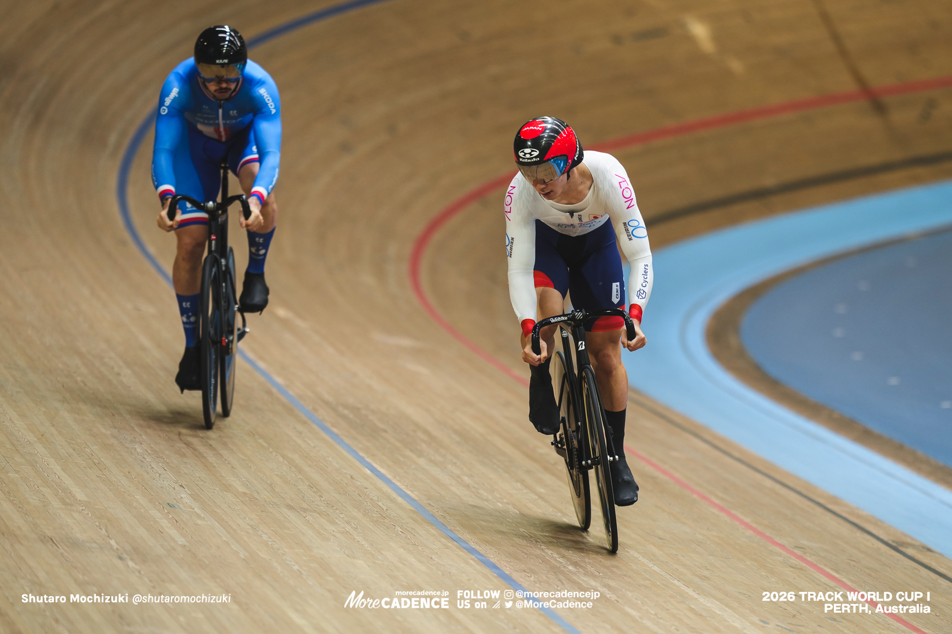 三神遼矢, MIKAMI Ryoya, JPN, ダビッド・ペテルカ, PETERKA David, CZE, 男子スプリント, 2回戦, MEN Elite Sprint, 1/8 Finals, 2026ワールドカップ第1戦, オーストラリア, パース, 2026 UCI Track World Cup, Round 1, Perth, Australia