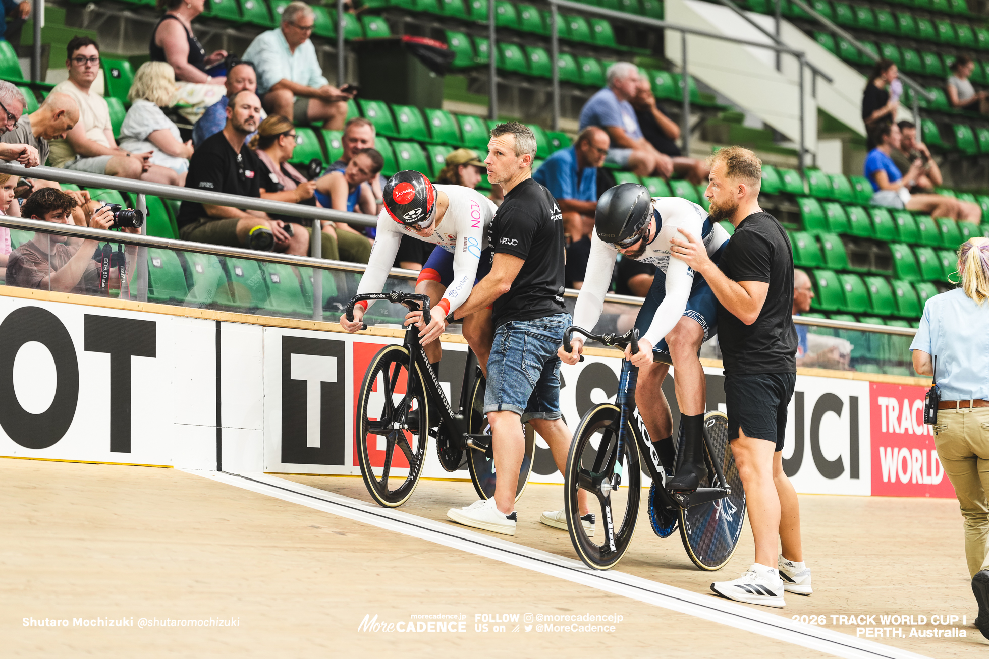 三神遼矢, MIKAMI Ryoya, JPN, ミカイル・ヤコフレフ, YAKOVLEV Mikhail, ISR, 男子スプリント, 準々決勝, MEN Elite Sprint, Quarterfinals, 2026ワールドカップ第1戦, オーストラリア, パース, 2026 UCI Track World Cup, Round 1, Perth, Australia