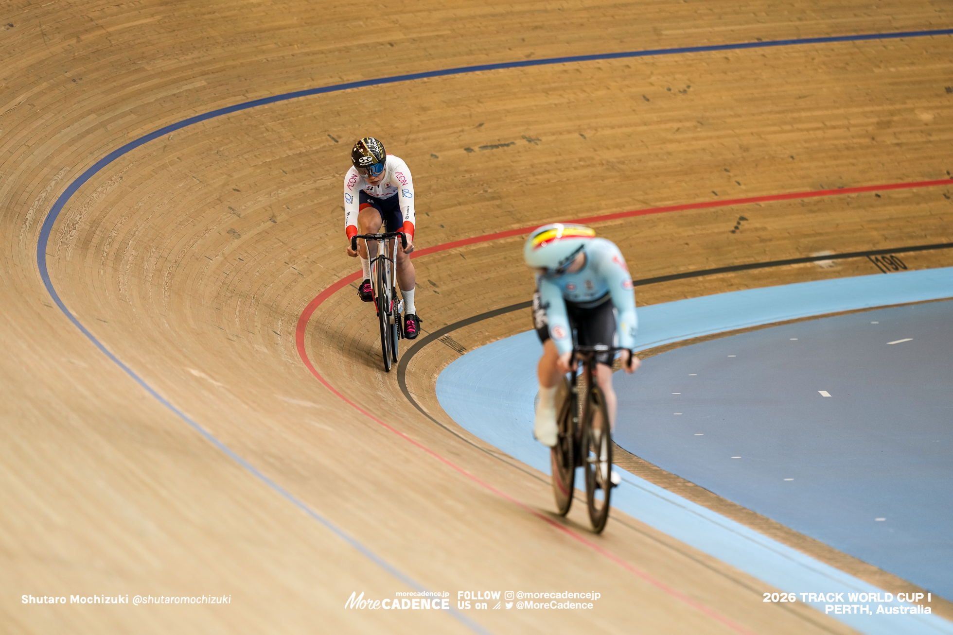 佐藤水菜, SATO Mina, JPN, ニッキー・デグレンデル, DEGRENDELE Nicky, BEL, 女子スプリント, 2回戦, WOMEN Elite Sprint, 1/8 Finals, 2026ワールドカップ第1戦, オーストラリア, パース, 2026 UCI Track World Cup, Round 1, Perth, Australia