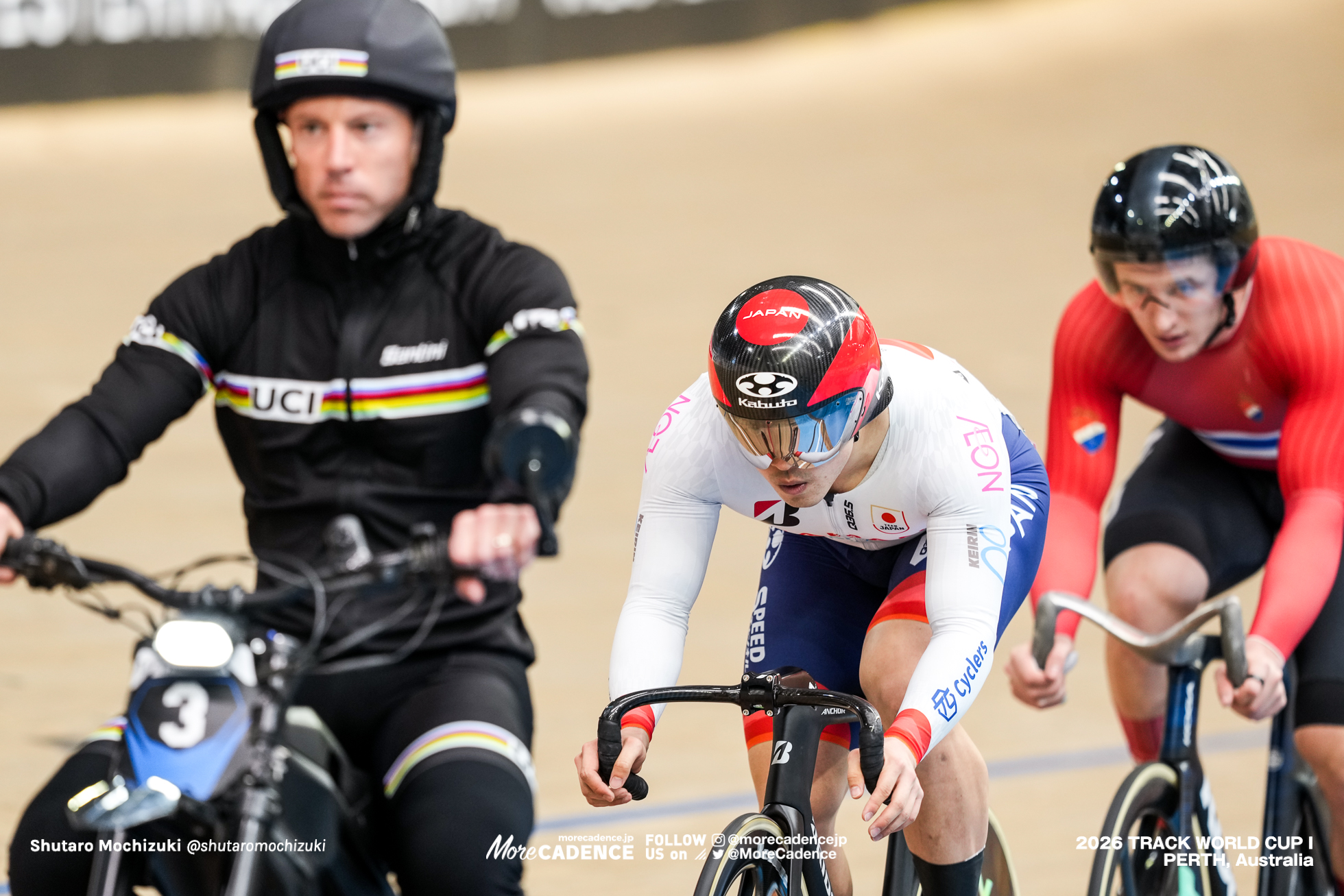 市田龍生都, ICHIDA Ryuto, JPN, 男子ケイリン, 1回戦敗者復活戦, MEN Elite Keirin, First Round Repechage, 2026ワールドカップ第1戦, オーストラリア, パース, 2026 UCI Track World Cup, Round 1, Perth, Australia