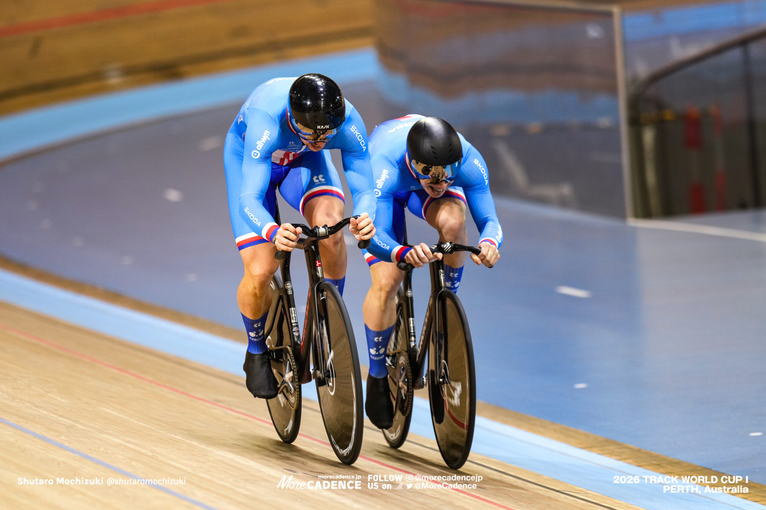 RAUSCHGOLD Adam, アダム・ラウシュゴルト, CZE, TOPINKA Dominik, ドミニク・トピンカ, CZE, 男子チームスプリント, MEN Elite Team Sprint, 2026ワールドカップ第1戦, オーストラリア, パース, 2026 UCI Track World Cup, Round 1, Perth, Australia