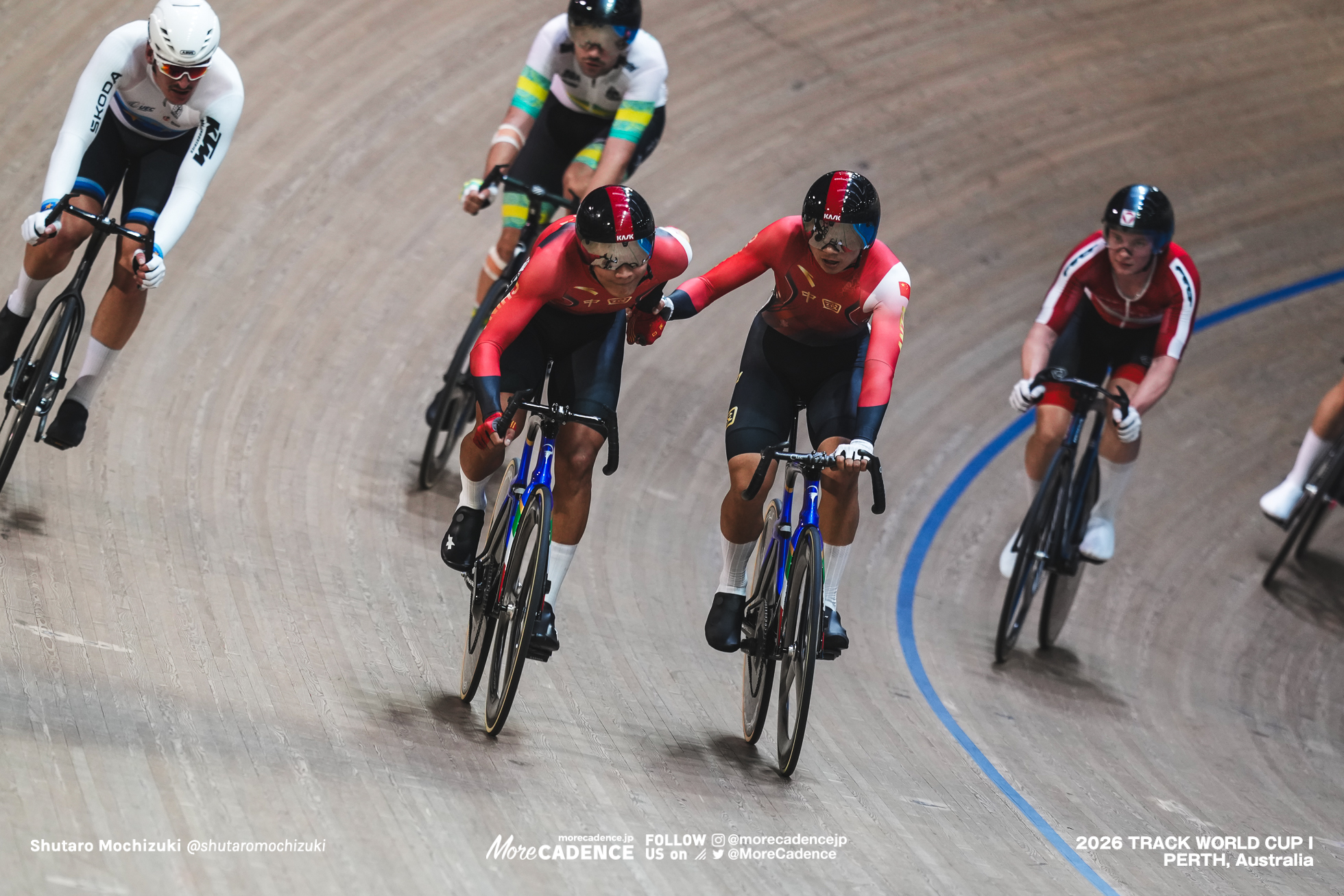 リュ・ノン, LYU Neng, CHN, ウー・ジュンジェ, WU Junjie, CHN, 男子マディソン, MEN Elite Madison, 2026ワールドカップ第1戦, オーストラリア, パース, 2026 UCI Track World Cup, Round 1, Perth, Australia