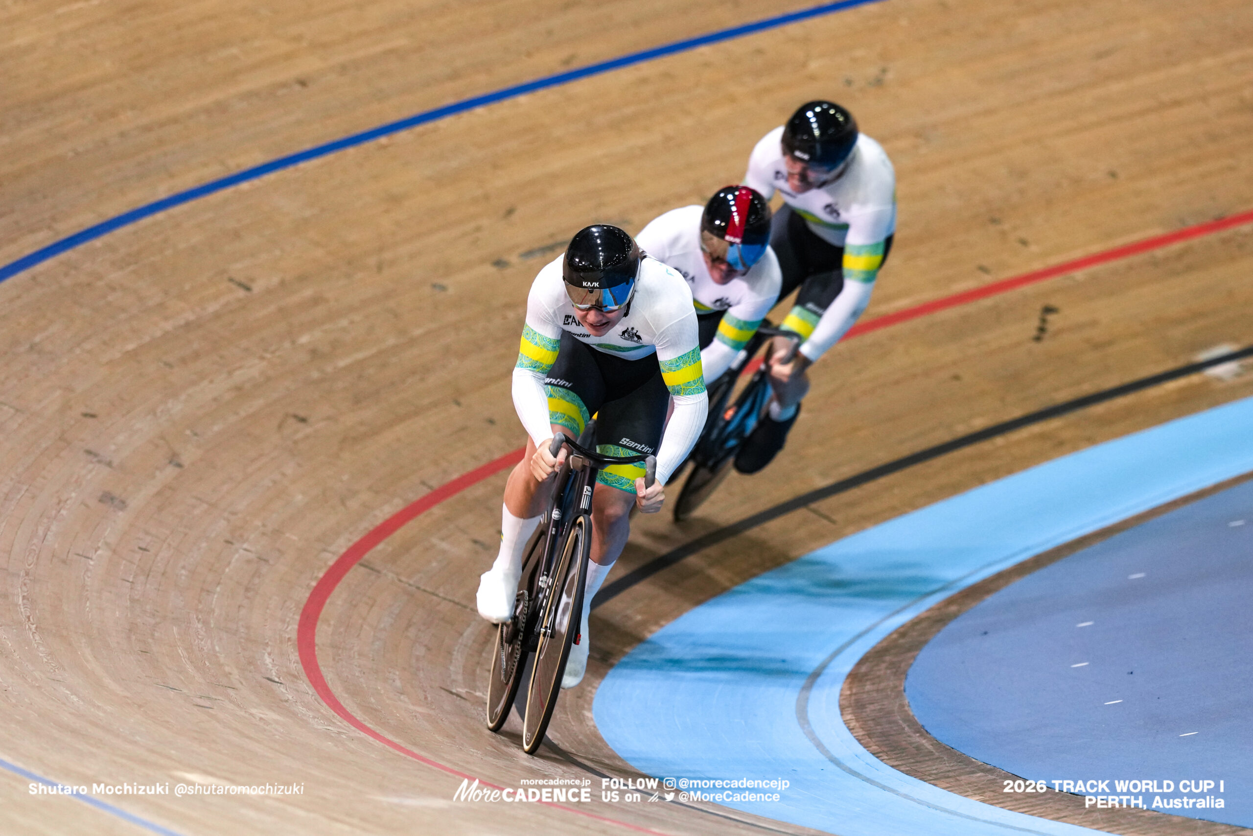 BARBER Daniel, ダニエル・バーバー, AUS, ELLIOTT Ryan, ライアン・エリオット, AUS, RYAN Tayte, テイト・ライアン, AUS, 男子チームスプリント, MEN Elite Team Sprint, 2026ワールドカップ第1戦, オーストラリア, パース, 2026 UCI Track World Cup, Round 1, Perth, Australia