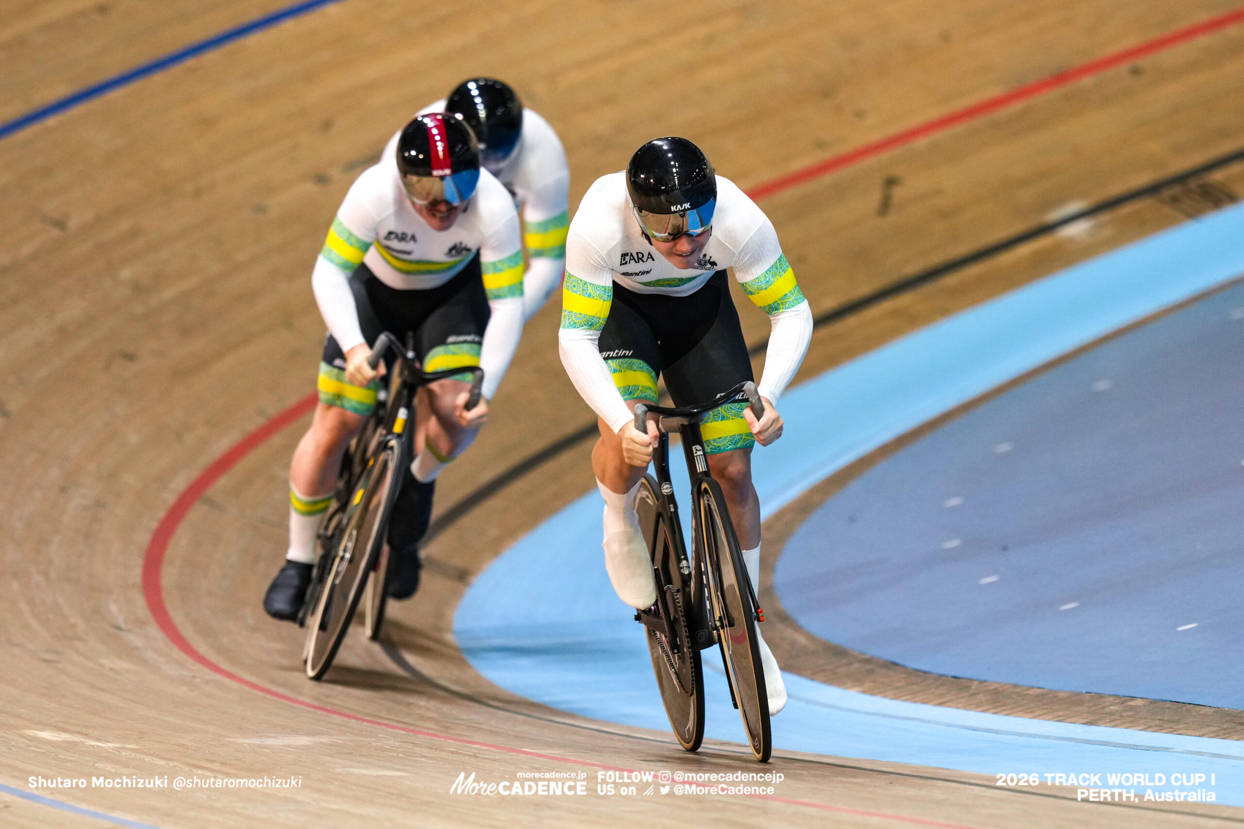 BARBER Daniel, ダニエル・バーバー, AUS, ELLIOTT Ryan, ライアン・エリオット, AUS, RYAN Tayte, テイト・ライアン, AUS, 男子チームスプリント, MEN Elite Team Sprint, 2026ワールドカップ第1戦, オーストラリア, パース, 2026 UCI Track World Cup, Round 1, Perth, Australia