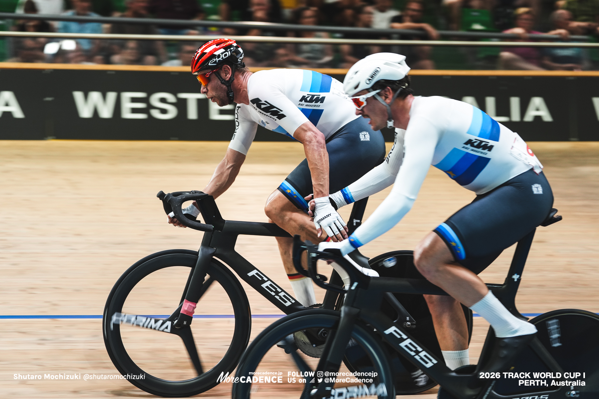 ロジャー・クルーゲ, KLUGE Roger, GER, モリッツ・オーガンスティーン, AUGENSTEIN Moritz, GER, 男子マディソン, MEN Elite Madison, 2026ワールドカップ第1戦, オーストラリア, パース, 2026 UCI Track World Cup, Round 1, Perth, Australia