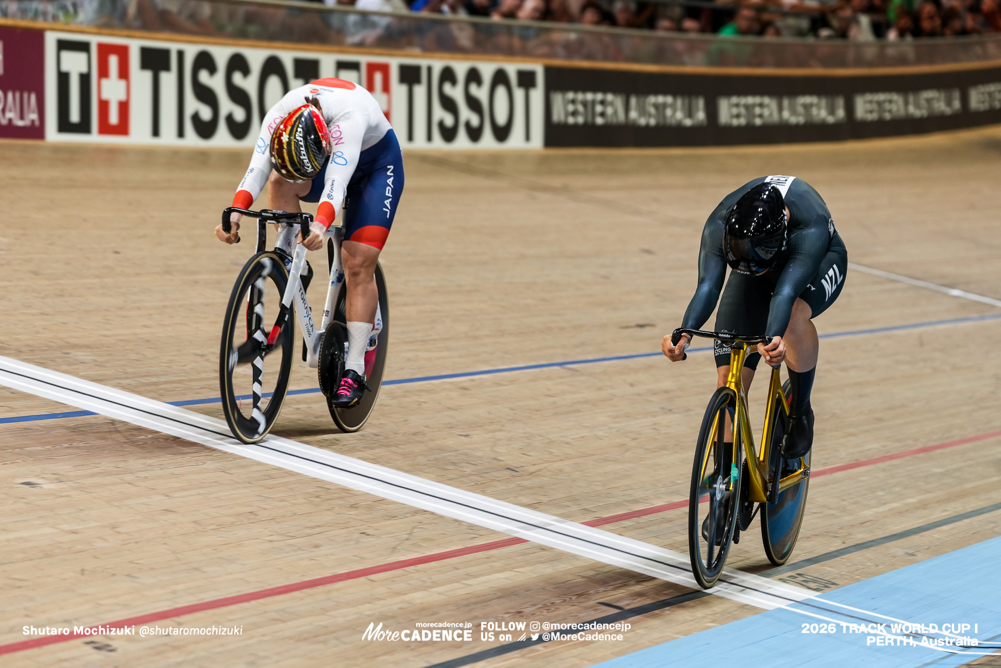 佐藤水菜, SATO Mina, JPN, エリース・アンドリュース, ANDREWS Ellesse, NZL, 女子スプリント, 準決勝, WOMEN Elite Sprint, Semifinals, 2026ワールドカップ第1戦, オーストラリア, パース, 2026 UCI Track World Cup, Round 1, Perth, Australia