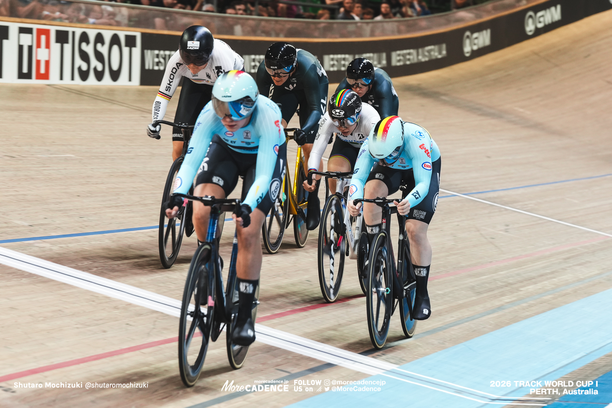 リー ソフィー・フリードリッヒ, FRIEDRICH Lea Sophie, GER, エリース・アンドリュース, ANDREWS Ellesse, NZL, 佐藤水菜, SATO Mina, JPN, オリビア・キング, KING Olivia, NZL, ニッキー・デグレンデル, DEGRENDELE Nicky, BEL, ジタ・ヘイセンス, GHEYSENS Zita, BEL, 女子ケイリン, 7-12位決定戦, WOMEN Elite Keirin, Final for 7-12, 2026ワールドカップ第1戦, オーストラリア, パース, 2026 UCI Track World Cup, Round 1, Perth, Australia