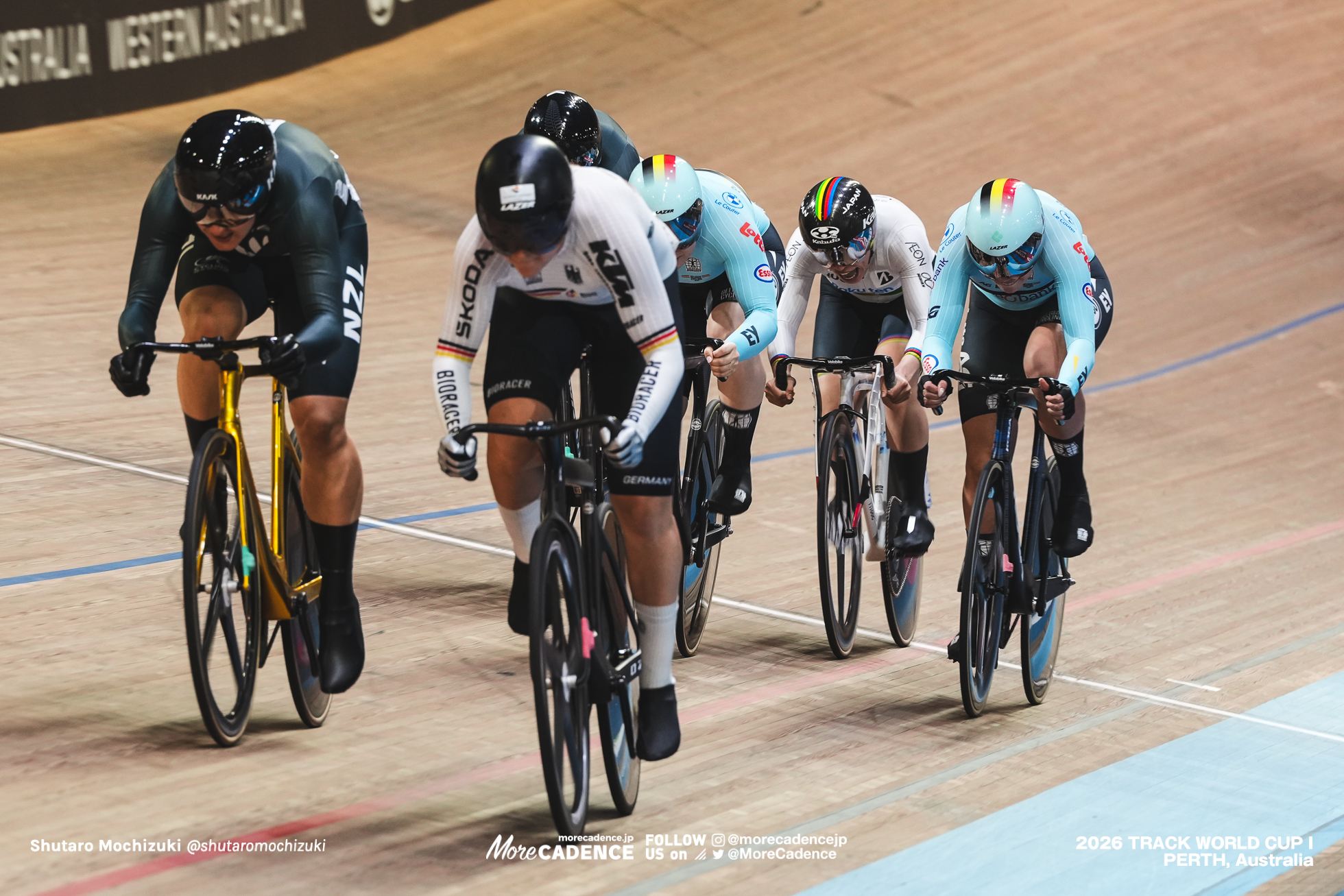 リー ソフィー・フリードリッヒ, FRIEDRICH Lea Sophie, GER, エリース・アンドリュース, ANDREWS Ellesse, NZL, 佐藤水菜, SATO Mina, JPN, 女子ケイリン, 7-12位決定戦, WOMEN Elite Keirin, Final for 7-12, 2026ワールドカップ第1戦, オーストラリア, パース, 2026 UCI Track World Cup, Round 1, Perth, Australia