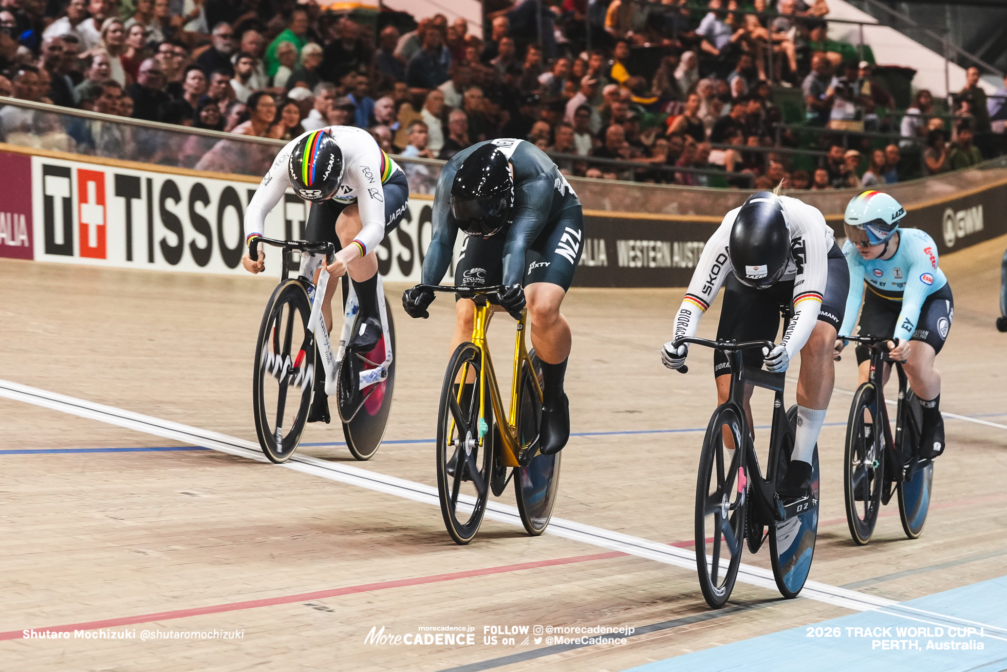 リー ソフィー・フリードリッヒ, FRIEDRICH Lea Sophie, GER, エリース・アンドリュース, ANDREWS Ellesse, NZL, 佐藤水菜, SATO Mina, JPN, 女子ケイリン, 7-12位決定戦, WOMEN Elite Keirin, Final for 7-12, 2026ワールドカップ第1戦, オーストラリア, パース, 2026 UCI Track World Cup, Round 1, Perth, Australia