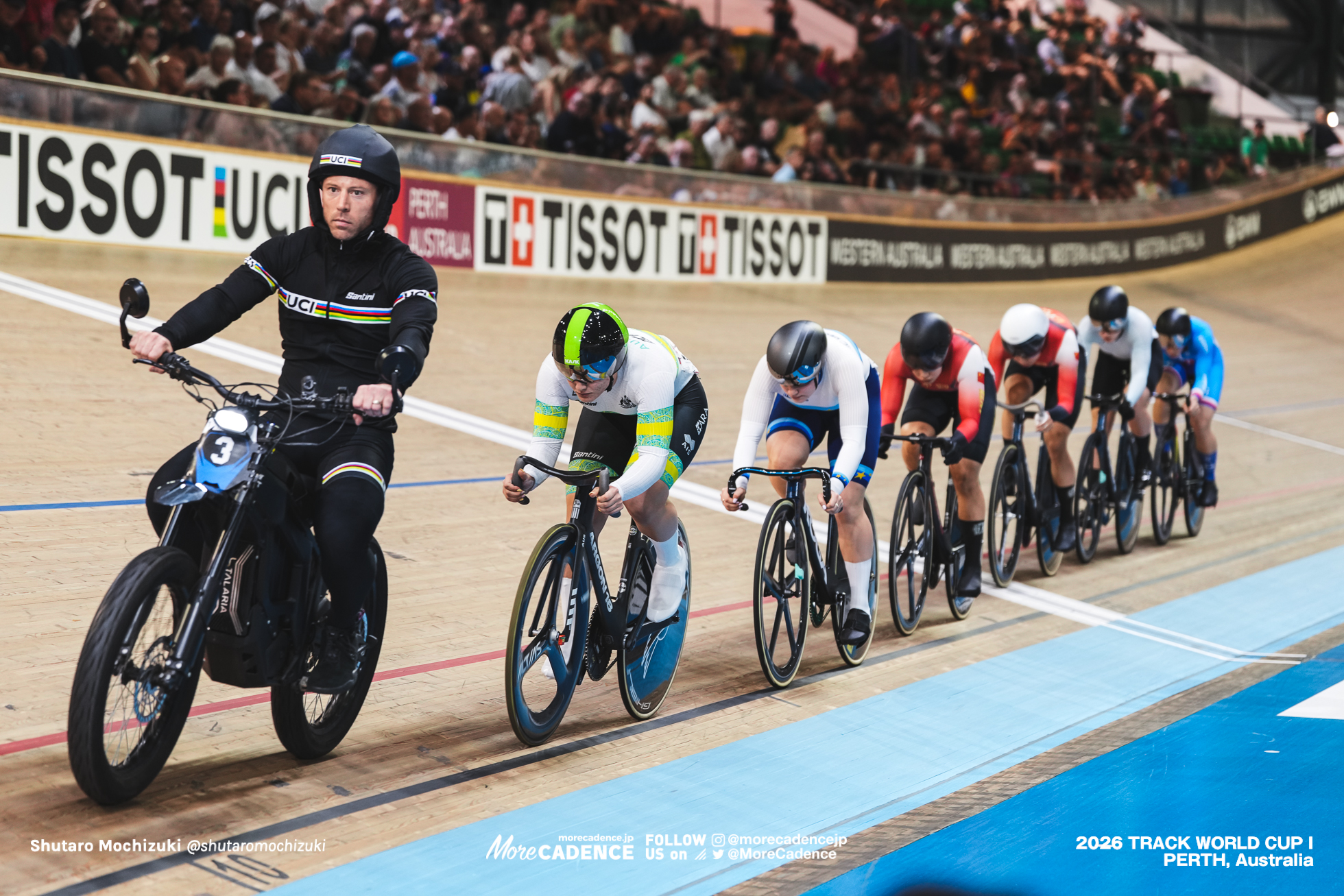 アレシア・マケイグ, McCAIG Alessia, アリナ・リシェンコ, LYSENKO Alina, AIN, AUS, 女子ケイリン, 決勝, WOMEN Elite Keirin, Final, 2026ワールドカップ第1戦, オーストラリア, パース, 2026 UCI Track World Cup, Round 1, Perth, Australia