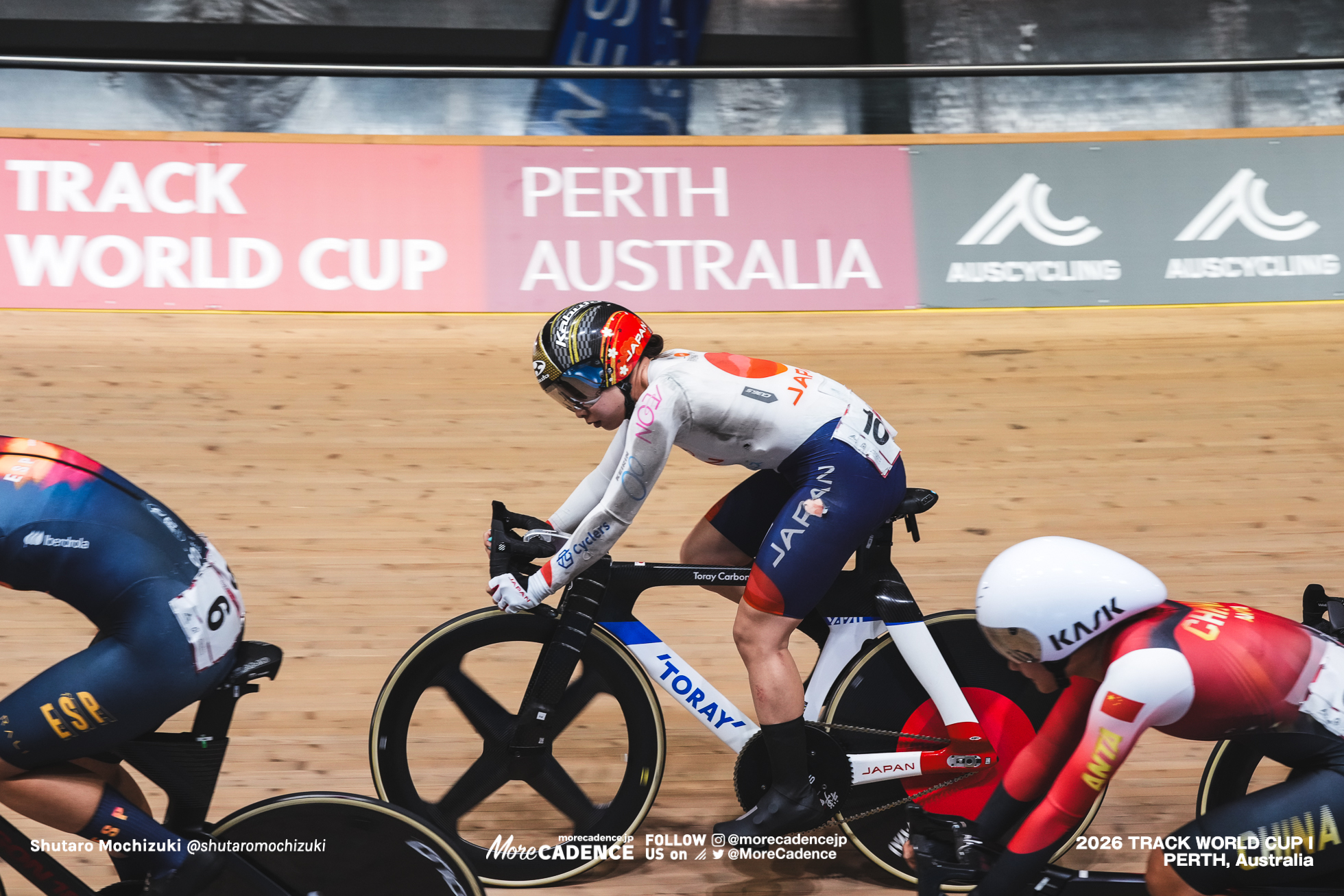 内野艶和, UCHINO Tsuyaka, JPN, 女子オムニアム, ポイントレース, WOMEN Elite Omnium, Point Race, 2026ワールドカップ第1戦, オーストラリア, パース, 2026 UCI Track World Cup, Round 1, Perth, Australia