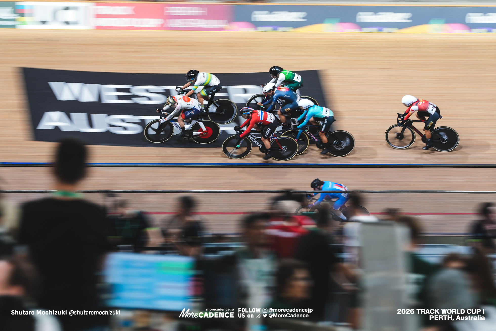 内野艶和, UCHINO Tsuyaka, JPN, 女子オムニアム, ポイントレース, WOMEN Elite Omnium, Point Race, 2026ワールドカップ第1戦, オーストラリア, パース, 2026 UCI Track World Cup, Round 1, Perth, Australia