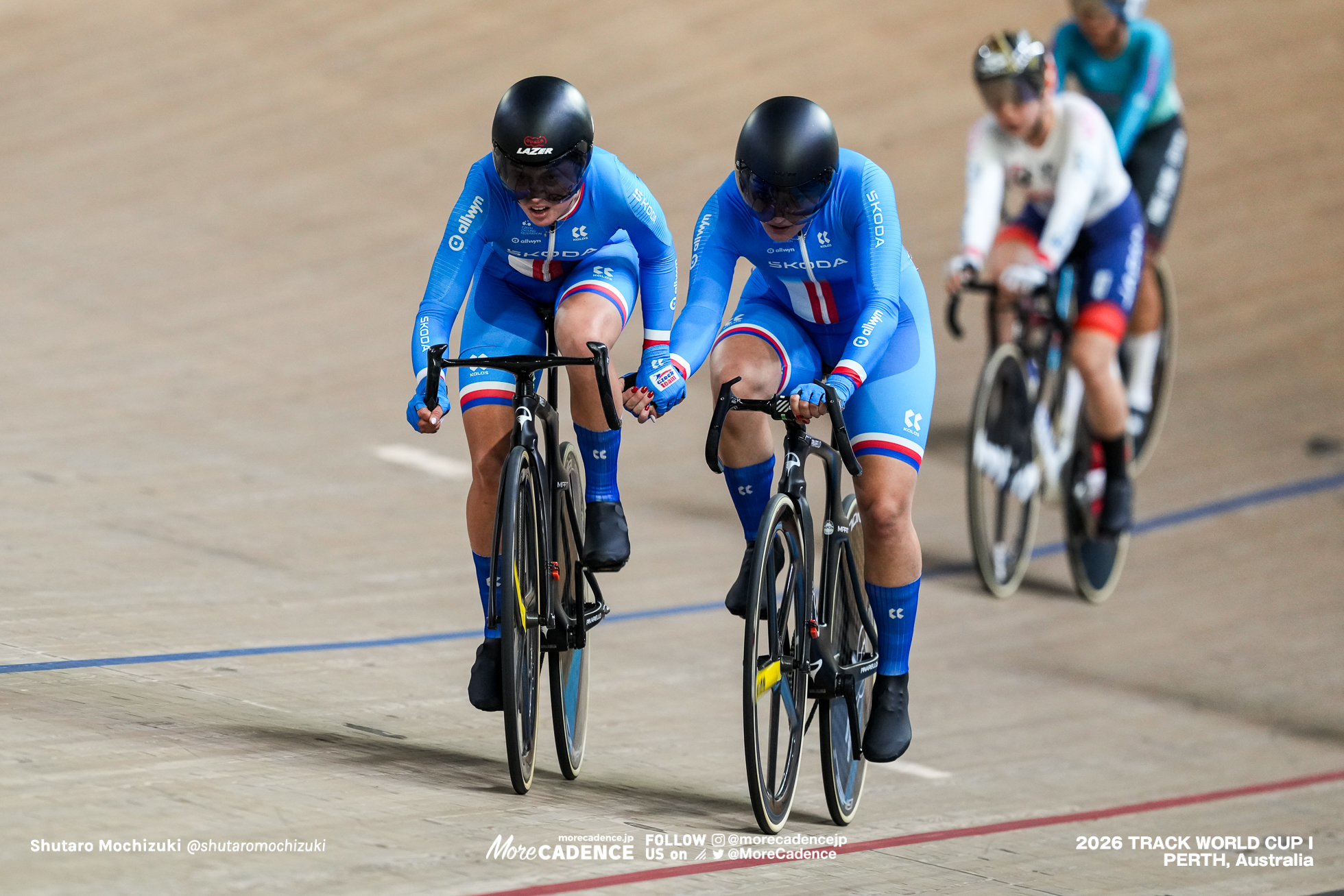 バルボラ・ネムコバ, NĚMCOVA Barbora, CZE, ペトラ・セフチーコヴァ, ŠEVČIKOVA Petra, CZE, 女子マディソン, WOMEN Elite Madison, 2026ワールドカップ第1戦, オーストラリア, パース, 2026 UCI Track World Cup, Round 1, Perth, Australia