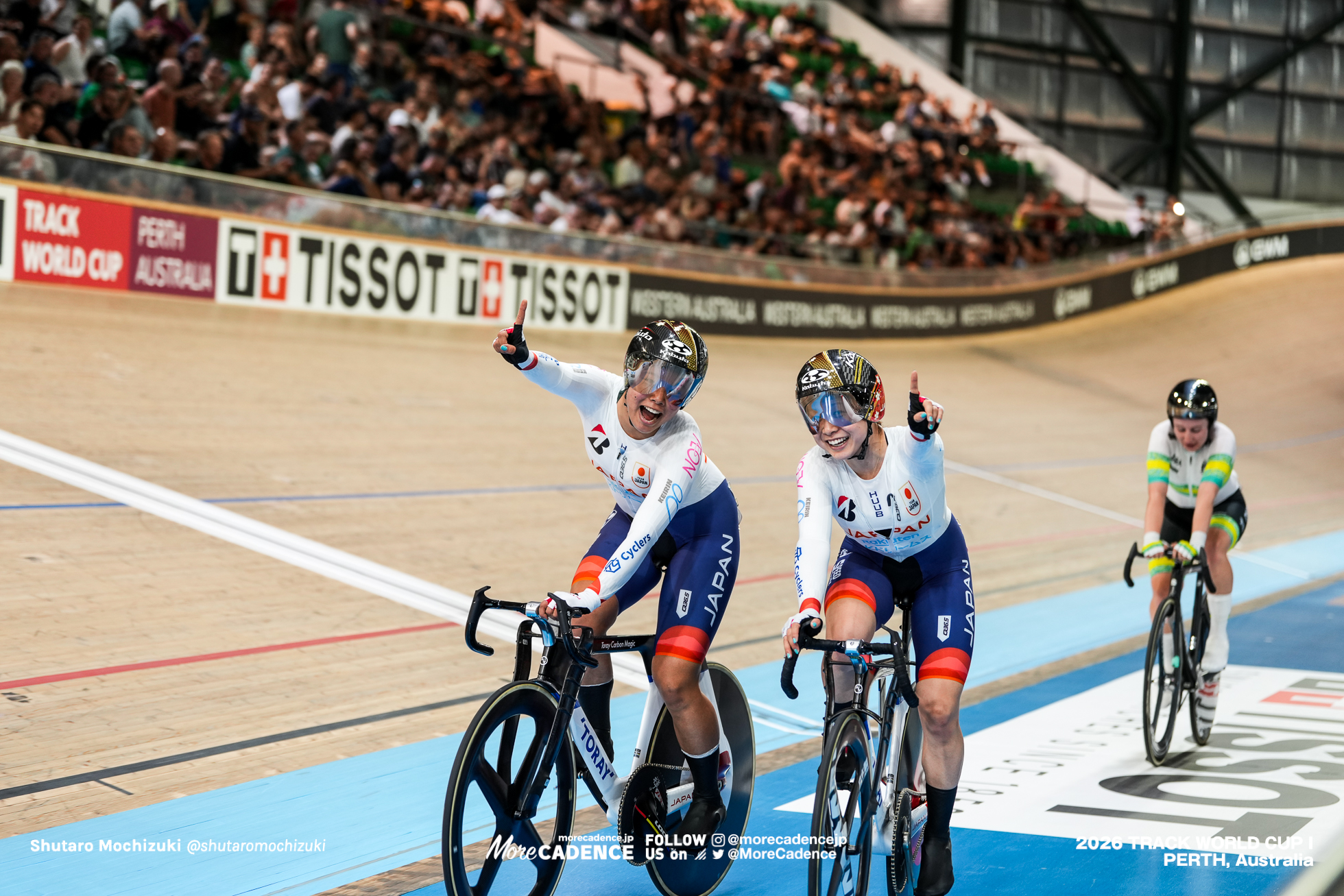 垣田真穂, KAKITA Maho, JPN, 内野艶和, UCHINO Tsuyaka, JPN, 女子マディソン, WOMEN Elite Madison, 2026ワールドカップ第1戦, オーストラリア, パース, 2026 UCI Track World Cup, Round 1, Perth, Australia