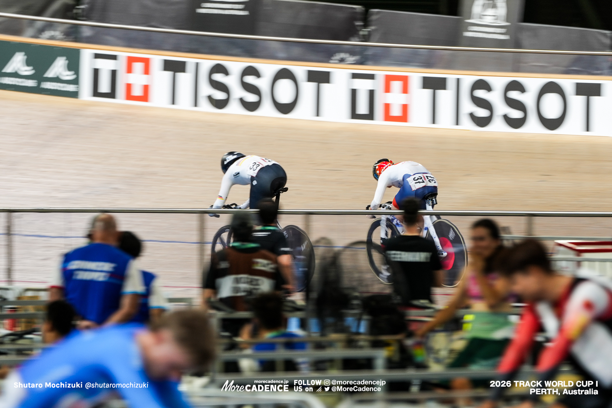 佐藤水菜, SATO Mina, JPN, リー ソフィー・フリードリッヒ, FRIEDRICH Lea Sophie, GER, 女子スプリント, 3位決定戦, WOMEN Elite Sprint, Final for Bronze, 2026ワールドカップ第1戦, オーストラリア, パース, 2026 UCI Track World Cup, Round 1, Perth, Australia