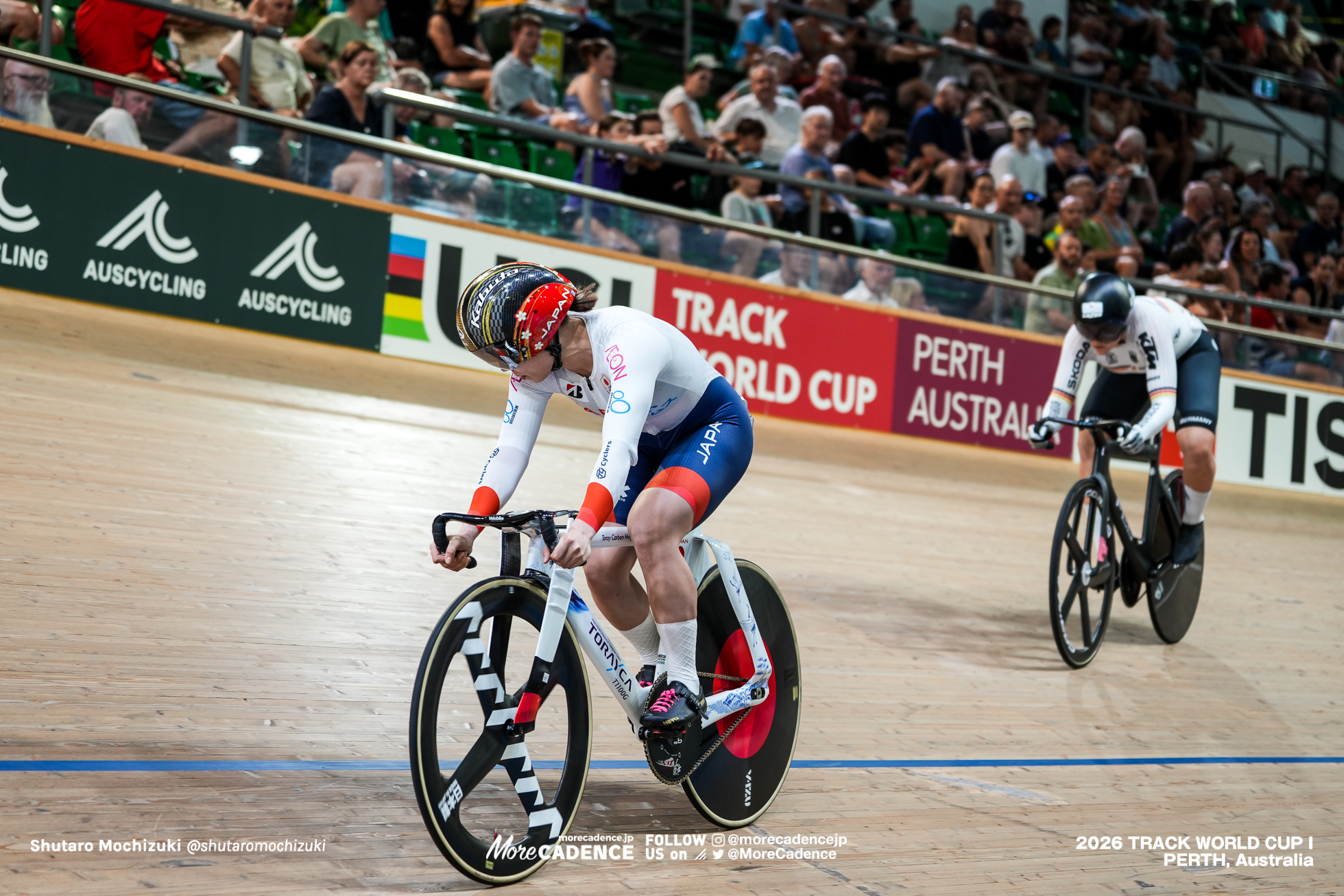 佐藤水菜, SATO Mina, JPN, リー ソフィー・フリードリッヒ, FRIEDRICH Lea Sophie, GER, 女子スプリント, 3位決定戦, WOMEN Elite Sprint, Final for Bronze, 2026ワールドカップ第1戦, オーストラリア, パース, 2026 UCI Track World Cup, Round 1, Perth, Australia