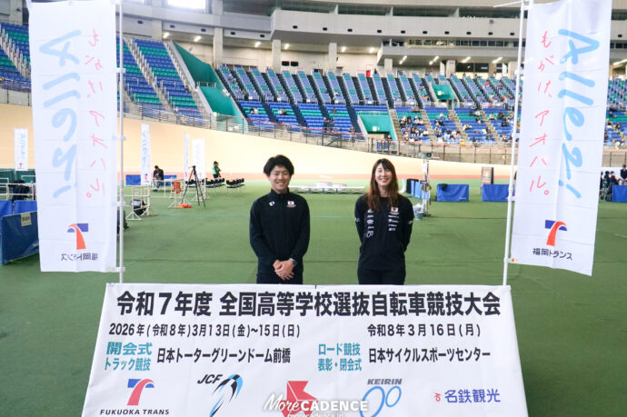 小橋勇利コーチ, 上野みなみ,令和7年度全国高等学校選抜自転車競技大会