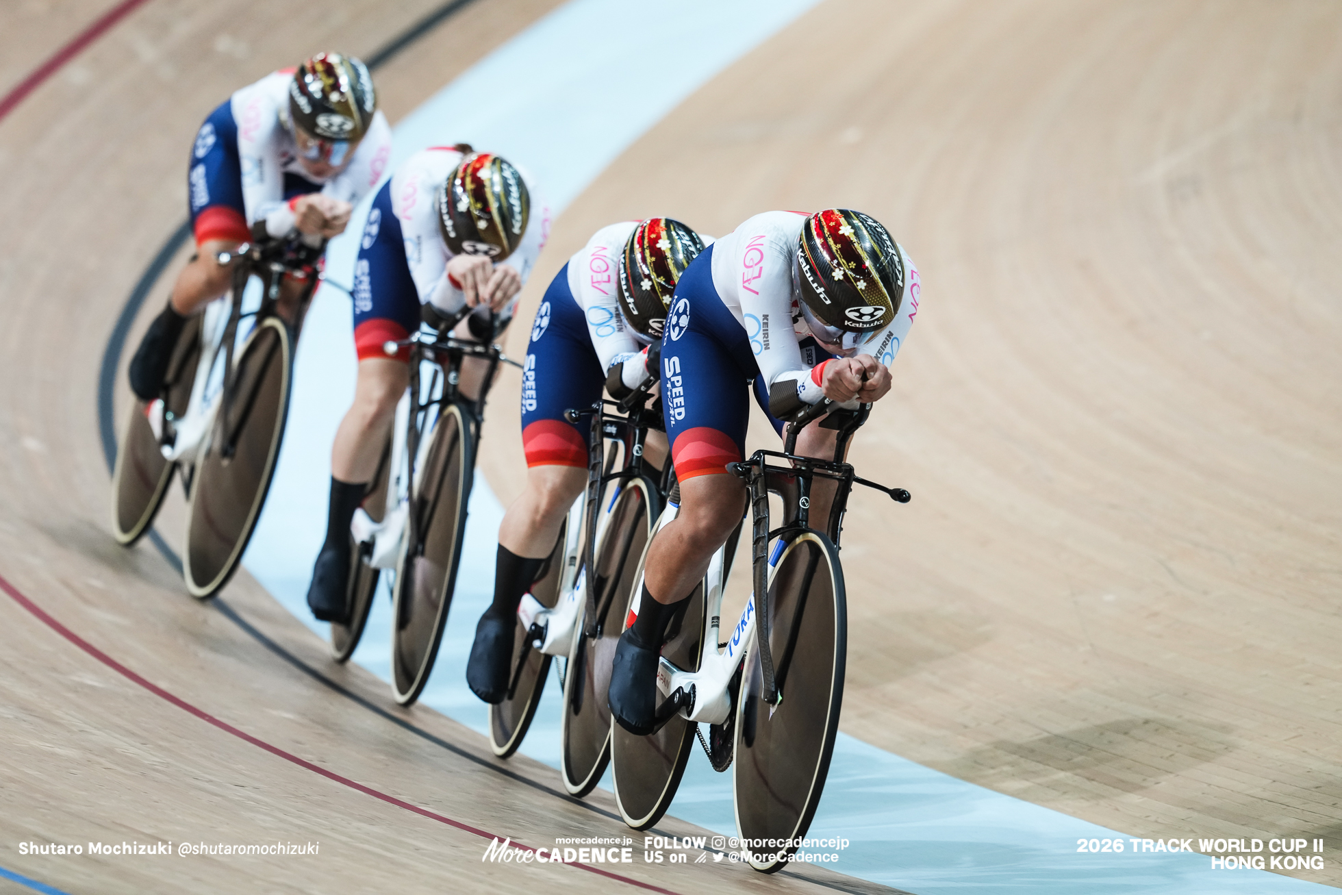 池田瑞紀, IKEDA Mizuki, JPN, 梶原悠未, KAJIHARA Yumi, JPN, 垣田真穂, KAKITA Maho, JPN, 内野艶和, UCHINO Tsuyaka, JPN, 女子チームパシュート 予選, WOMEN'S Team Pursuit Qualification, 2026ワールドカップ第2戦, 香港, 2026 UCI Track World Cup, Round 2, Hong Kong