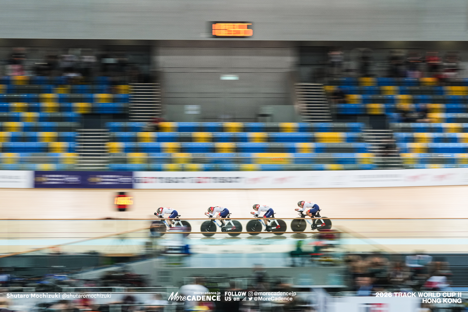 池田瑞紀, IKEDA Mizuki, JPN, 梶原悠未, KAJIHARA Yumi, JPN, 垣田真穂, KAKITA Maho, JPN, 内野艶和, UCHINO Tsuyaka, JPN, 女子チームパシュート 予選, WOMEN'S Team Pursuit Qualification, 2026ワールドカップ第2戦, 香港, 2026 UCI Track World Cup, Round 2, Hong Kong