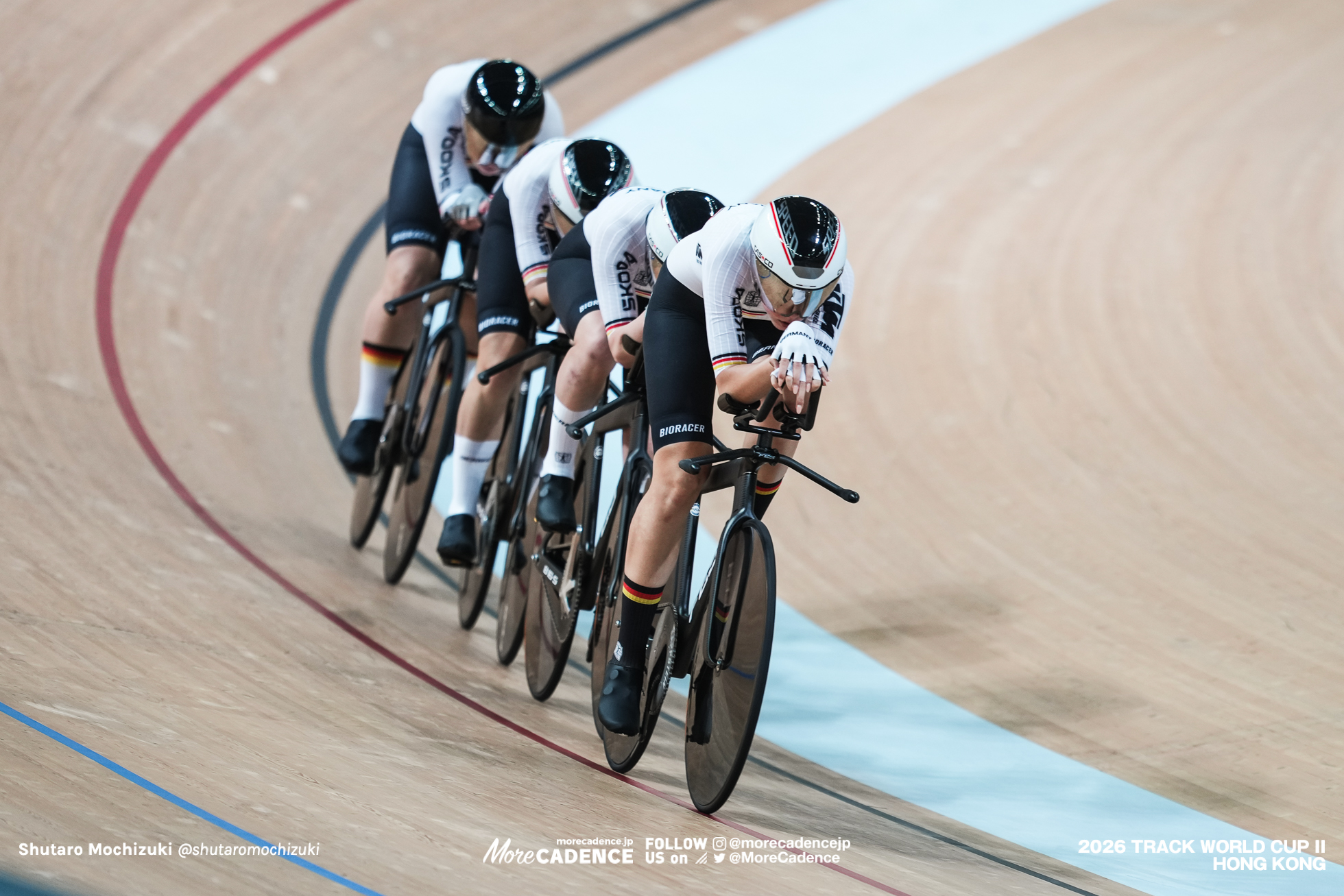 メッサン・ブラウティハム, BRÄUTIGAM Messane, GER, ピア・グリューネヴァルト, GRÜNEWALD Pia, GER, マグダレーナ・ライス, LEIS Magdalena, GER, シェーナ・リトバルスキー グレイ, LITTBARSKI-GRAY Seána, GER, 女子チームパシュート 1回戦, WOMEN'S Team Pursuit 1st Round, 2026ワールドカップ第2戦, 香港, 2026 UCI Track World Cup, Round 2, Hong Kong