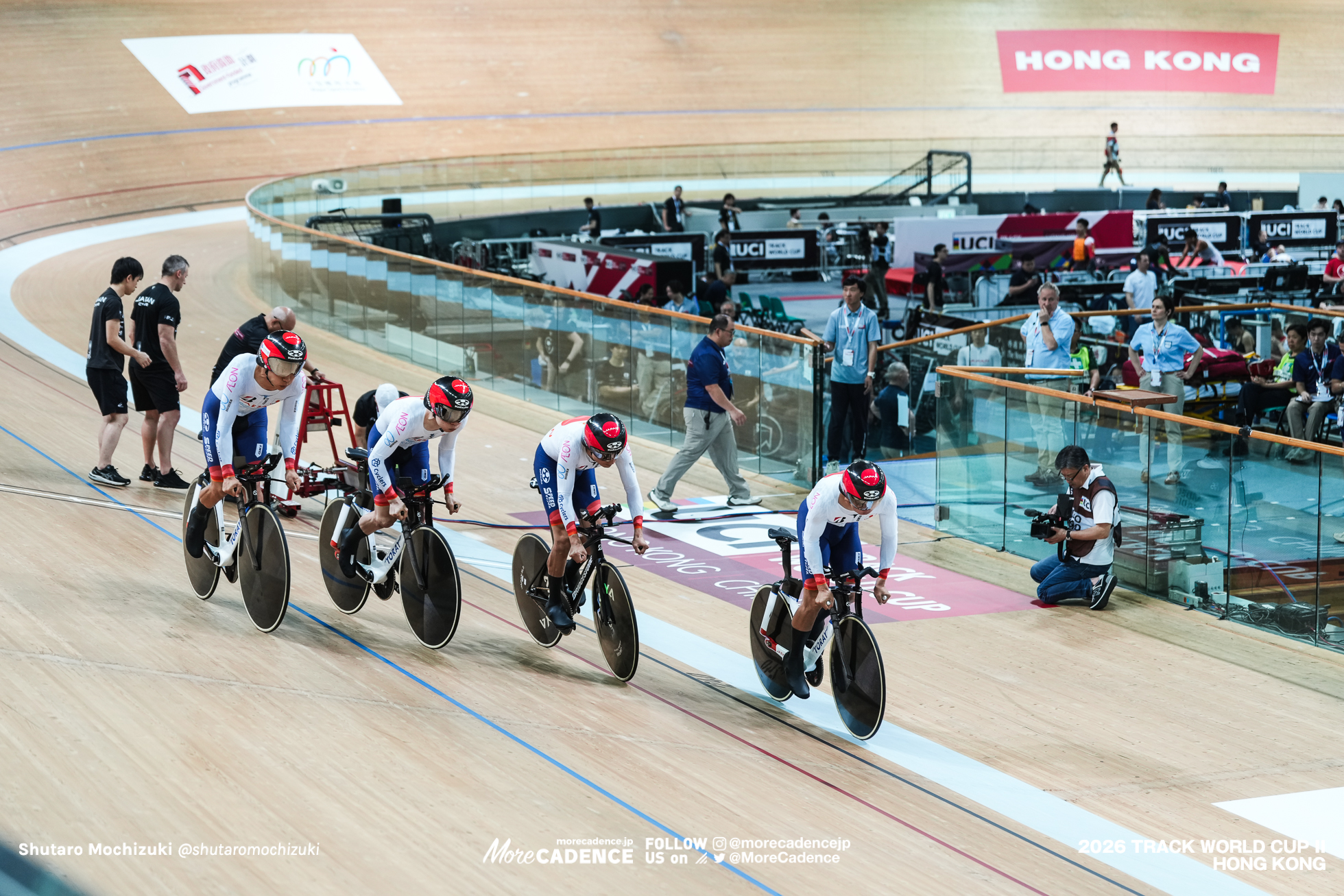 橋本英也, HASHIMOTO Eiya, JPN, 兒島直樹, KOJIMA Naoki, JPN, 河野翔輝, KAWANO Shoki JPN, 窪木一茂, KUBOKI Kazushige JPN, 男子チームパシュート, MEN'S Team Pursuit, 2026ワールドカップ第2戦, 香港, 2026 UCI Track World Cup, Round 2, Hong Kong
