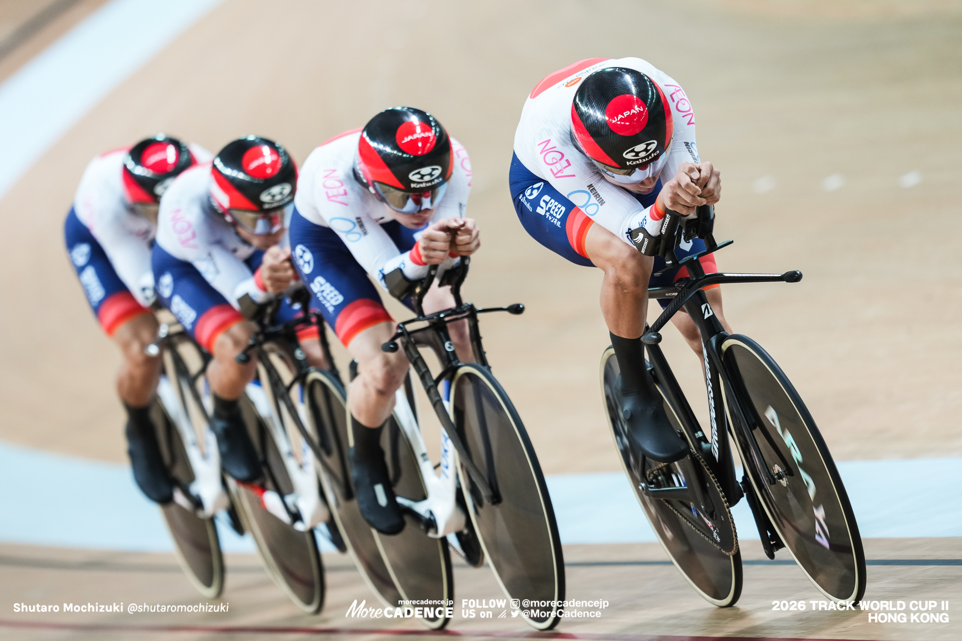 橋本英也, HASHIMOTO Eiya, JPN, 兒島直樹, KOJIMA Naoki, JPN, 河野翔輝, KAWANO Shoki JPN, 窪木一茂, KUBOKI Kazushige JPN, 男子チームパシュート, MEN'S Team Pursuit, 2026ワールドカップ第2戦, 香港, 2026 UCI Track World Cup, Round 2, Hong Kong