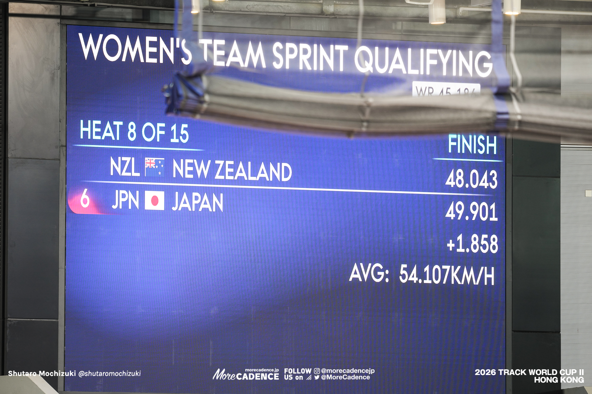 酒井亜樹, SAKAI Aki, JPN, 佐藤水菜, SATO Mina, JPN, 山田南, YAMADA Minami, JPN, 女子チームスプリント 予選, WOMEN'S Team Sprint Qualification, 2026ワールドカップ第2戦, 香港, 2026 UCI Track World Cup, Round 2, Hong Kong