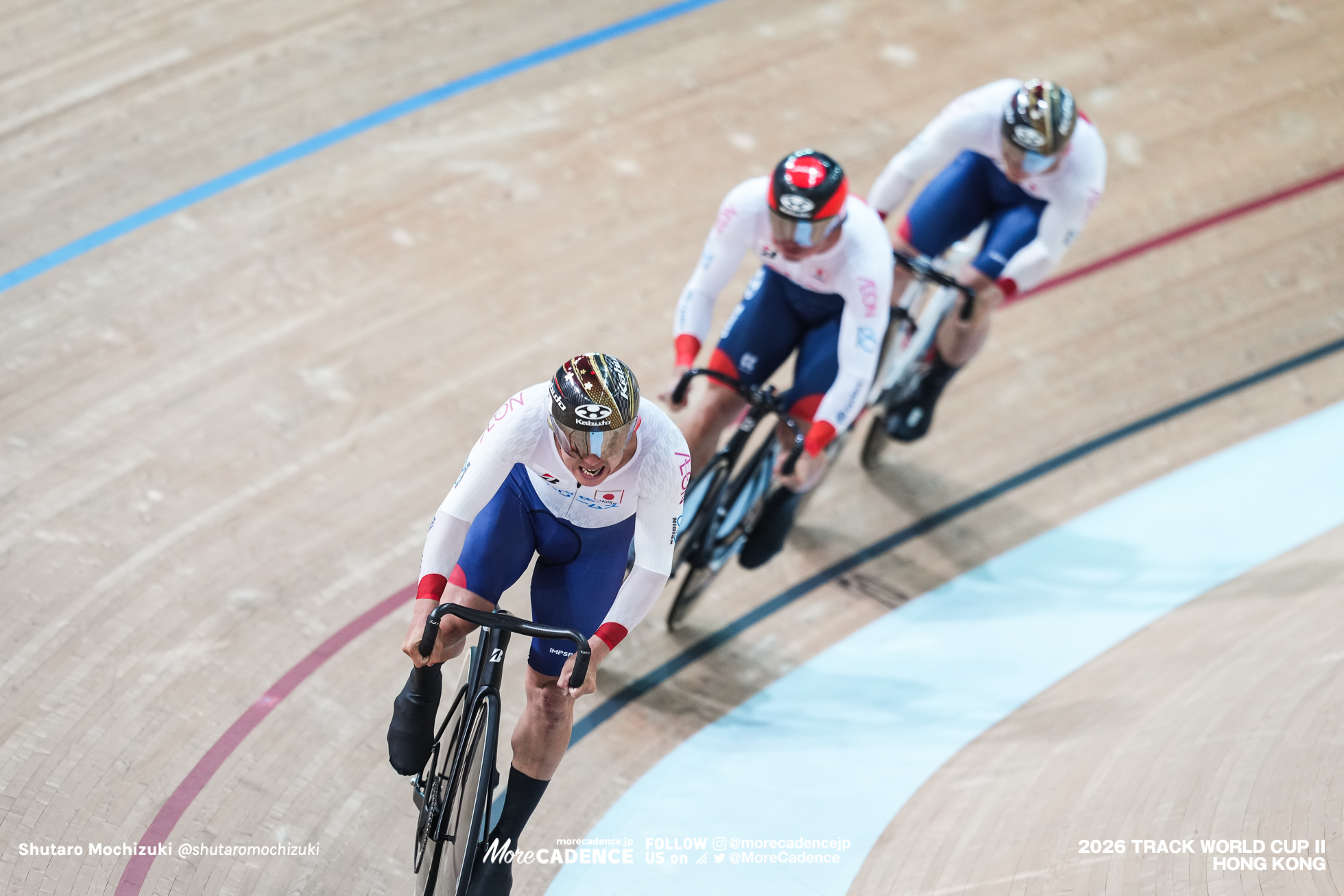 長迫吉拓, NAGASAKO Yoshitaku, JPN, 太田海也, OTA Kaiya, JPN, 髙橋奏多, TAKAHASHI Kanata, JPN, 男子チームスプリント 予選, MEN'S Team Sprint Qualification, 2026ワールドカップ第2戦, 香港, 2026 UCI Track World Cup, Round 2, Hong Kong