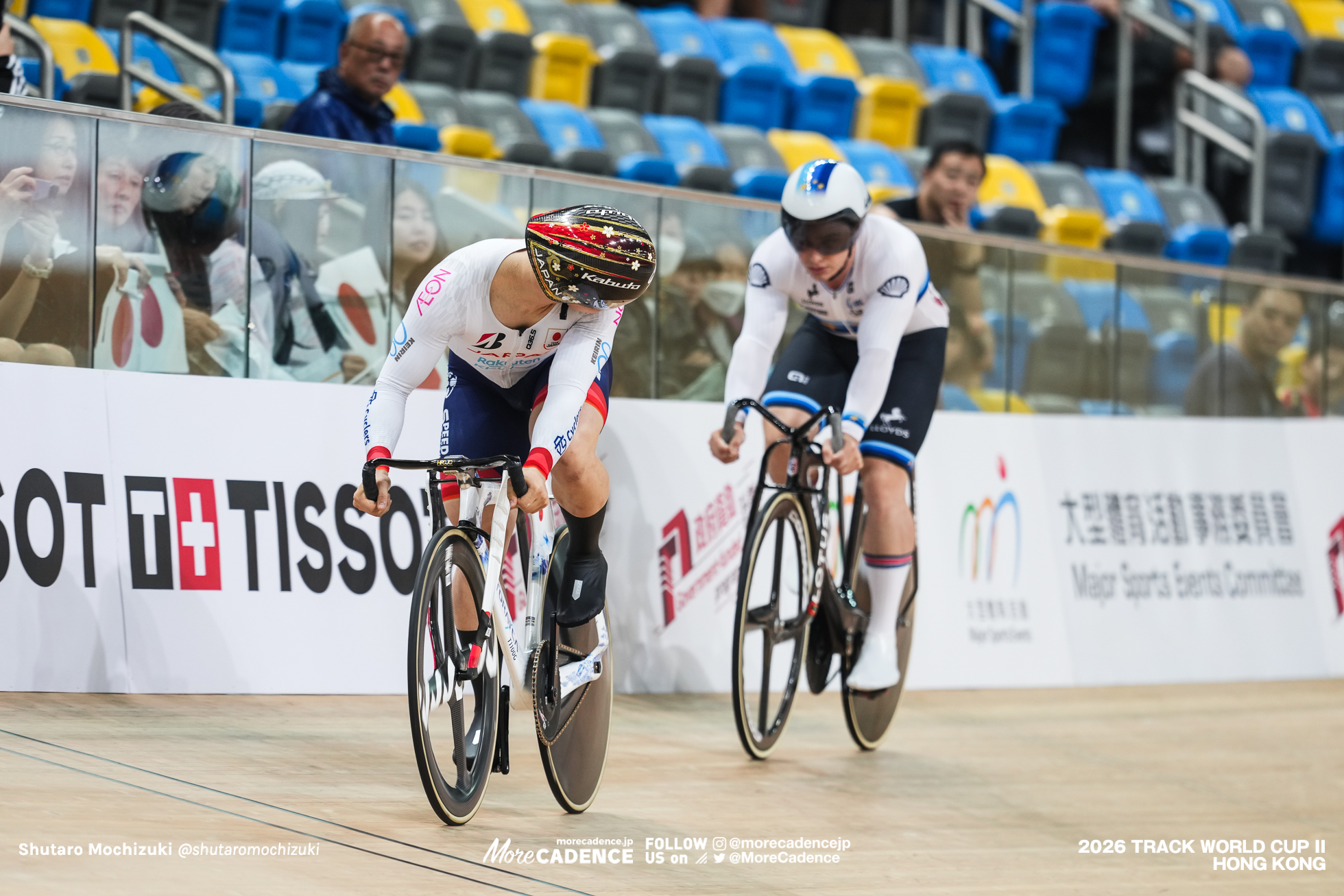 中野慎詞, NAKANO Shinji, JPN, マシュー・リチャードソン, RICHARDSON Matthew, GBR, 男子スプリント 2回戦, MEN'S Sprint 2nd Round, 『2026ワールドカップ第2戦』香港,2026 UCI Track World Cup - Hong Kong, China