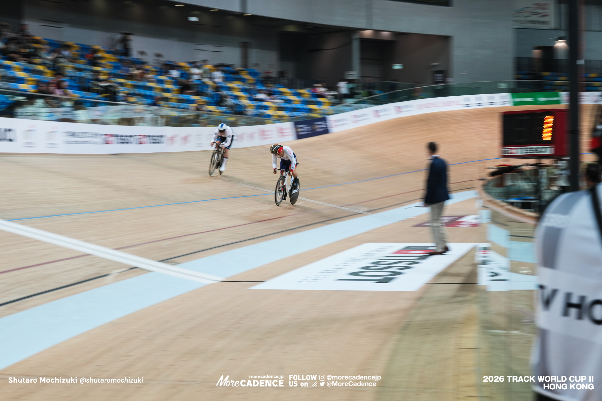 中野慎詞, NAKANO Shinji, JPN, マシュー・リチャードソン, RICHARDSON Matthew, GBR, 男子スプリント 2回戦, MEN'S Sprint 2nd Round, 『2026ワールドカップ第2戦』香港,2026 UCI Track World Cup - Hong Kong, China