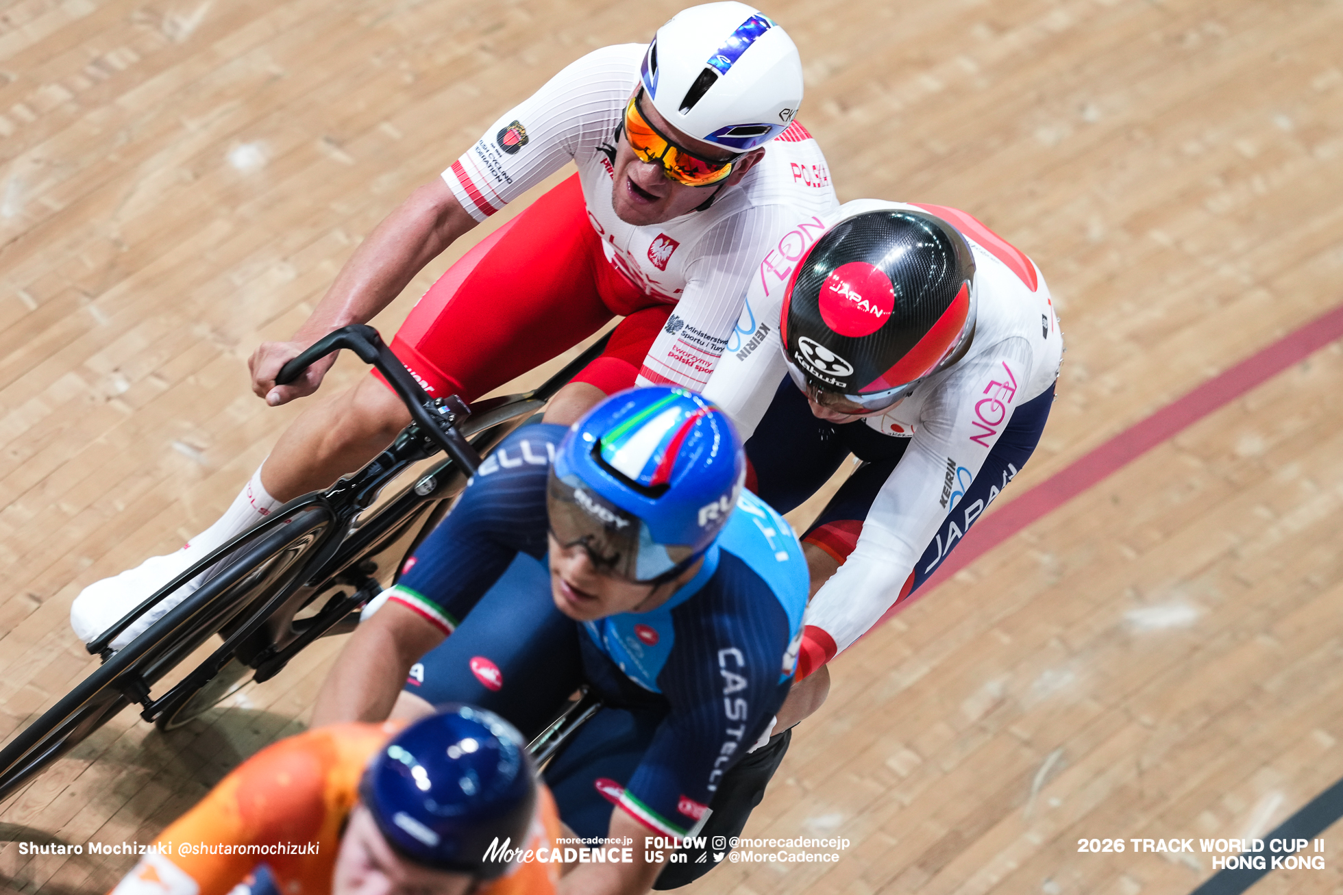 橋本英也, HASHIMOTO Eiya, JPN, アラン・バナシェク, BANASZEK Alan, POL, 男子エリミネーション, MEN'S Elimination, 2026ワールドカップ第2戦, 香港, 2026 UCI Track World Cup, Round 2, Hong Kong