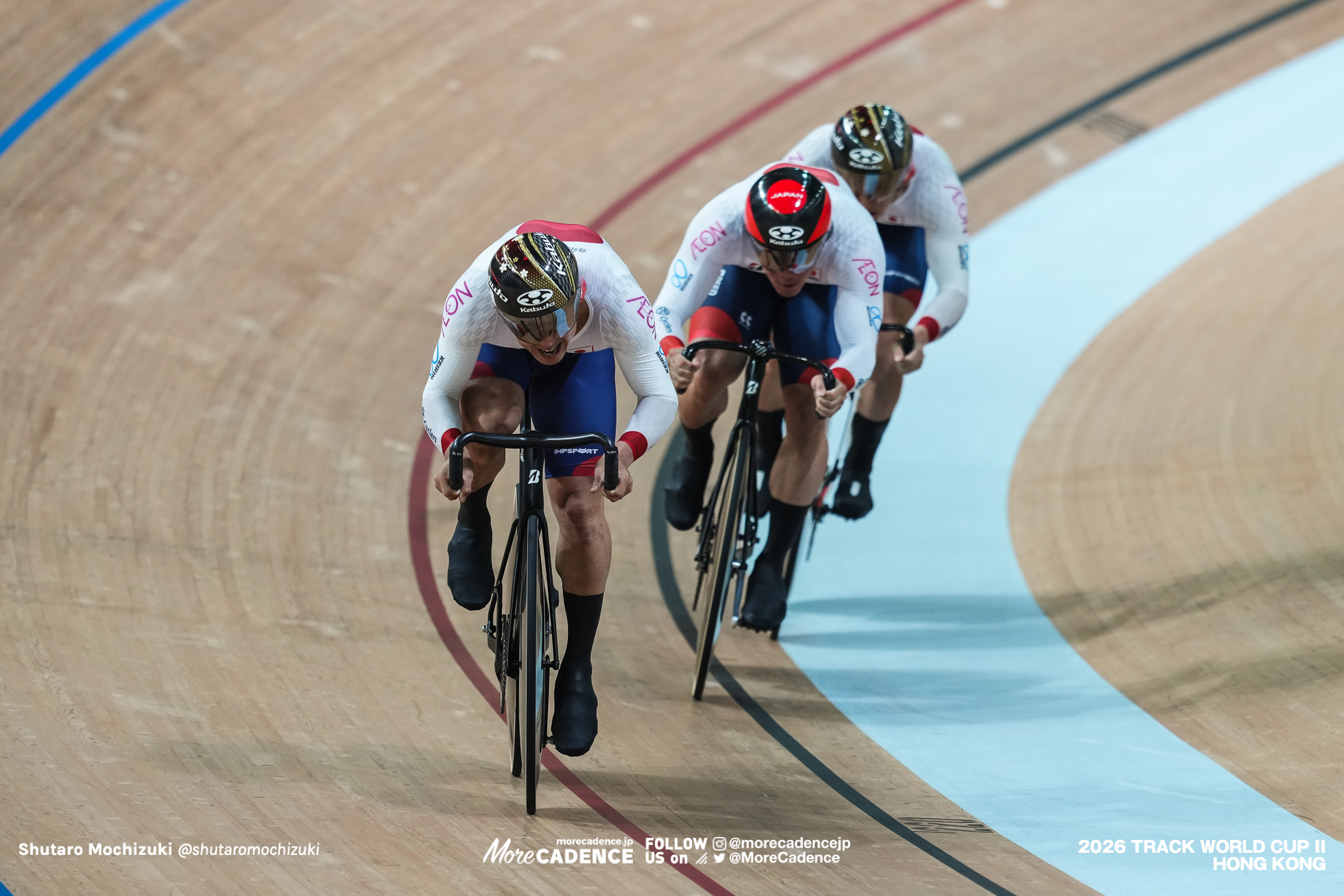 長迫吉拓, NAGASAKO Yoshitaku, JPN, 太田海也, OTA Kaiya, JPN, 髙橋奏多, TAKAHASHI Kanata, JPN, 男子チームスプリント 1回戦, MEN'S Team Sprint 1st Round, 2026ワールドカップ第2戦, 香港, 2026 UCI Track World Cup, Round 2, Hong Kong