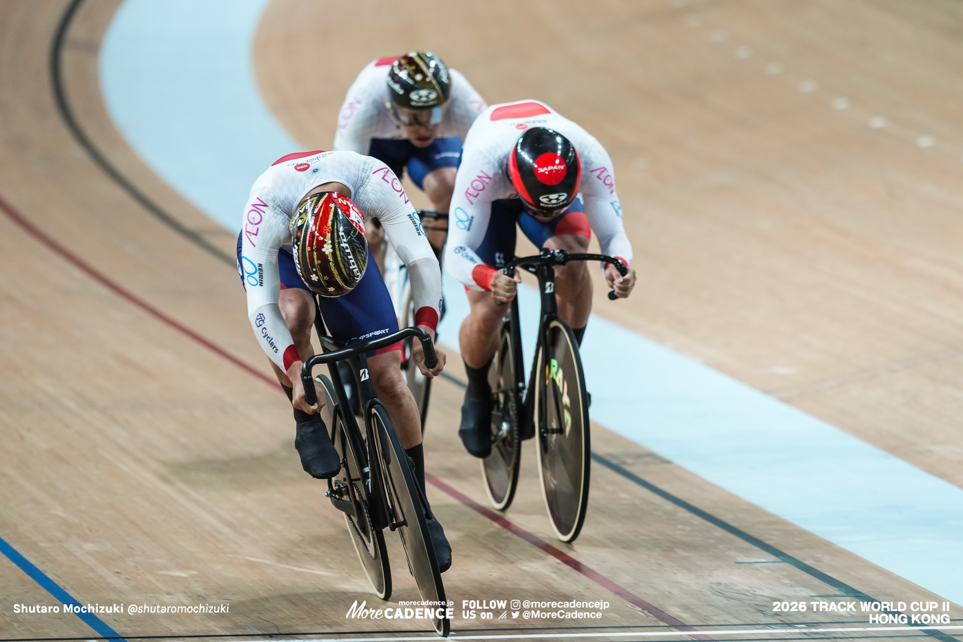 長迫吉拓, NAGASAKO Yoshitaku, JPN, 太田海也, OTA Kaiya, JPN, 髙橋奏多, TAKAHASHI Kanata, JPN, 男子チームスプリント 1回戦, MEN'S Team Sprint 1st Round, 2026ワールドカップ第2戦, 香港, 2026 UCI Track World Cup, Round 2, Hong Kong