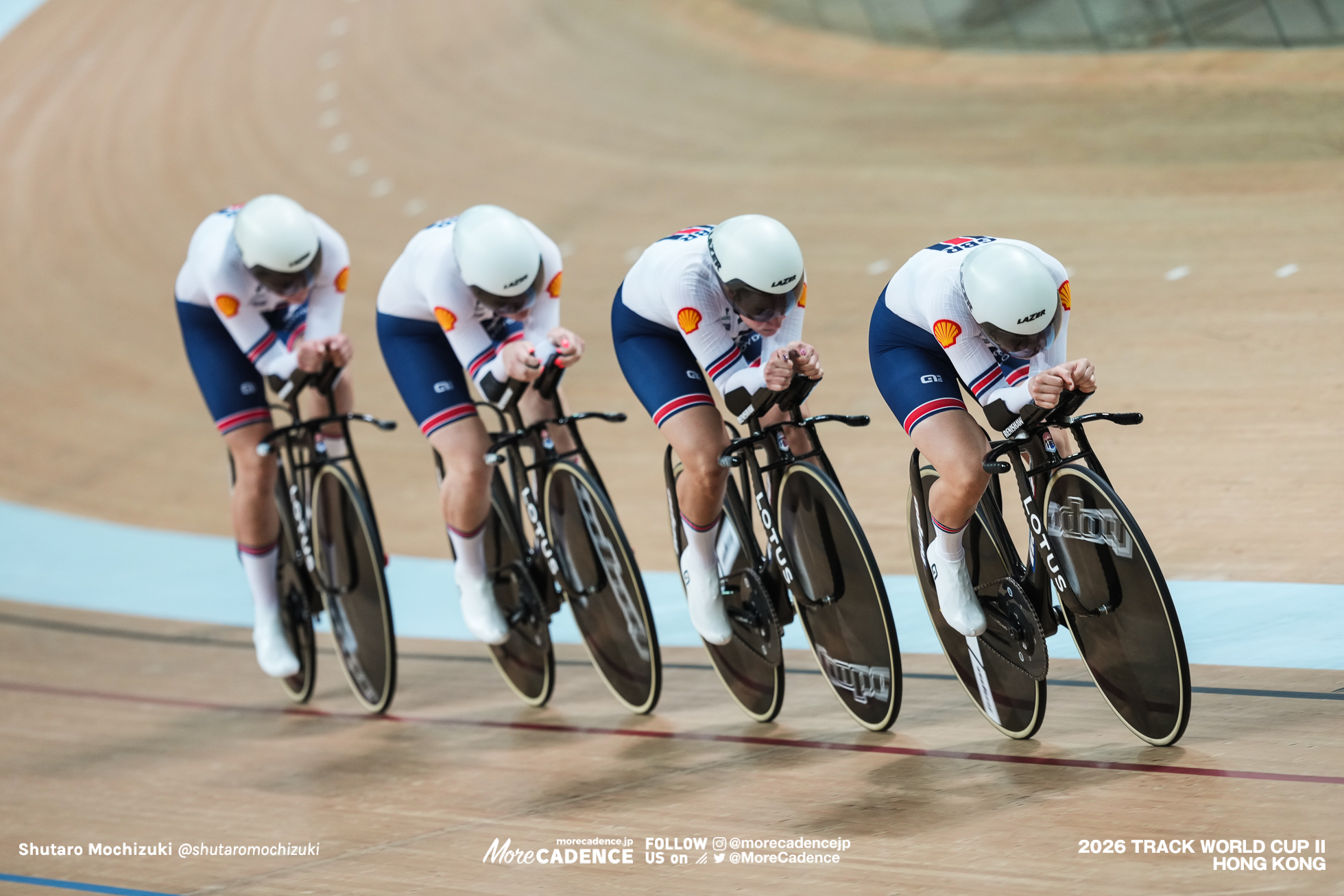 女子チームパシュート 決勝, WOMEN'S Team Pursuit Final for Gold, 2026ワールドカップ第2戦, 香港, 2026 UCI Track World Cup, Round 2, Hong Kong