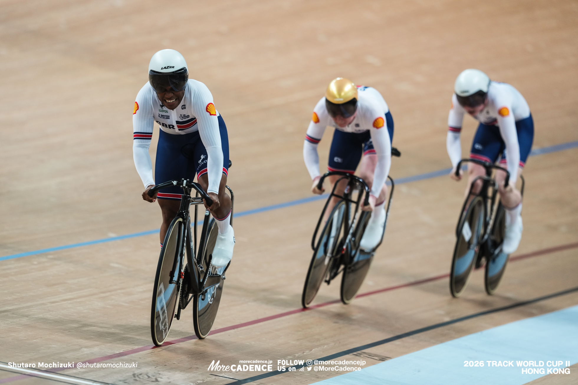 ローレン・ベル, BELL Lauren, GBR, エマ・フィヌカン, FINUCANE Emma, GBR, リアーナ・パリス スミス, PARRIS-SMITH Rhianna, GBR, 女子チームスプリント 決勝, WOMEN'S Team Sprint Final for Gold, 2026ワールドカップ第2戦, 香港, 2026 UCI Track World Cup, Round 2, Hong Kong
