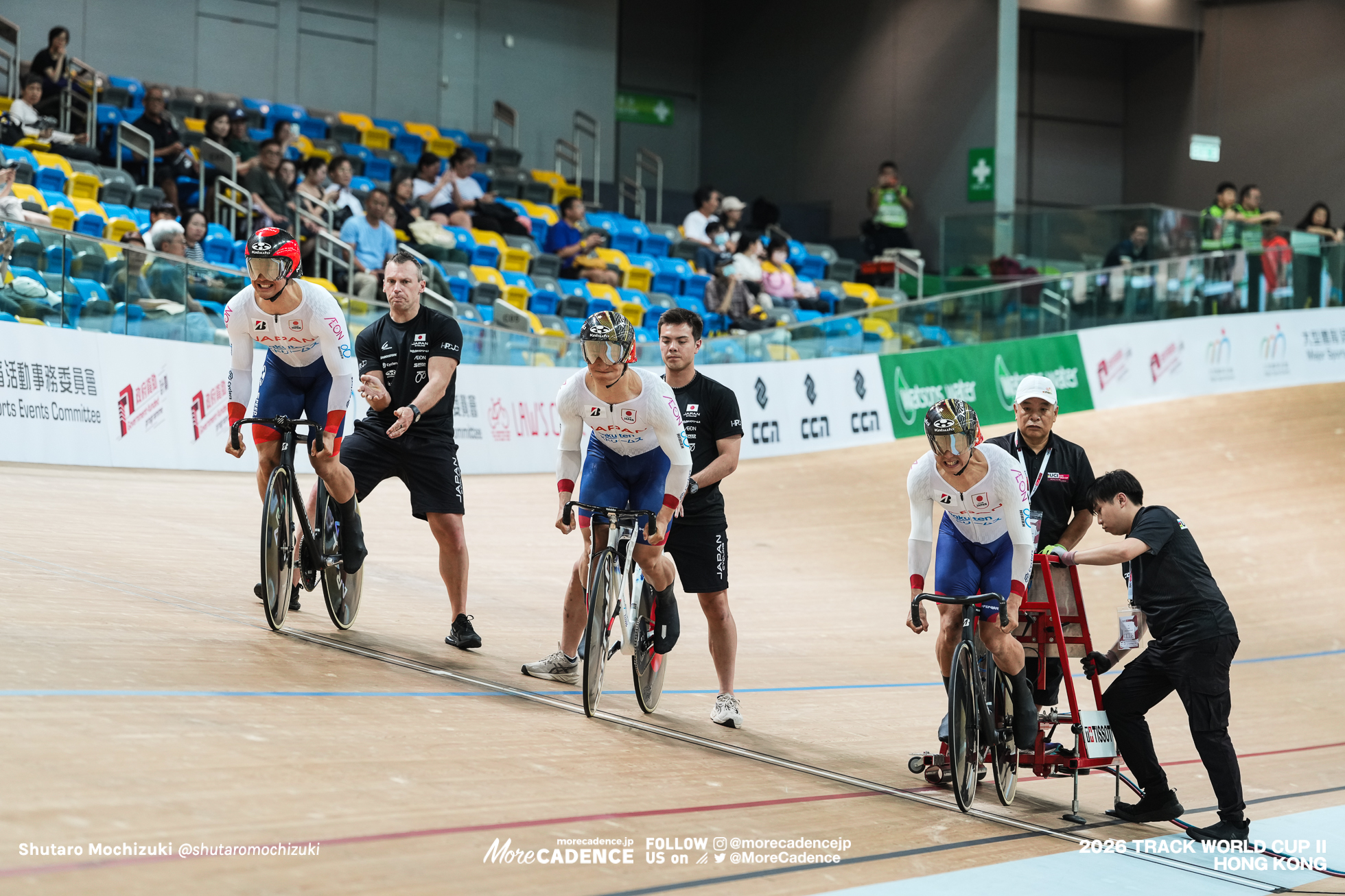 長迫吉拓, NAGASAKO Yoshitaku, JPN, 太田海也, OTA Kaiya, JPN, 髙橋奏多, TAKAHASHI Kanata, JPN, 男子チームスプリント 3位決定戦, MEN'S Team Sprint Final for Bronze, 2026ワールドカップ第2戦, 香港, 2026 UCI Track World Cup, Round 2, Hong Kong