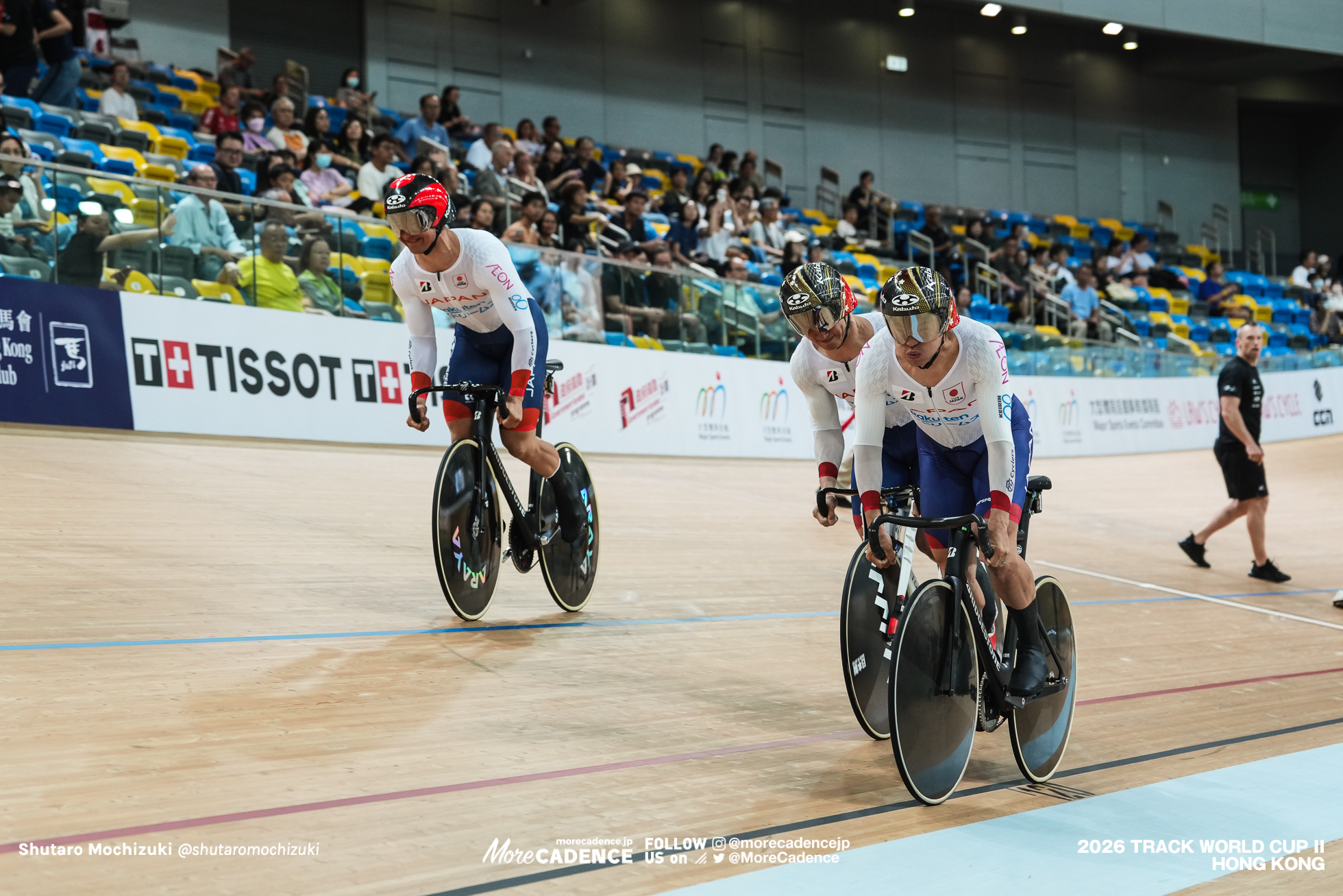 長迫吉拓, NAGASAKO Yoshitaku, JPN, 太田海也, OTA Kaiya, JPN, 髙橋奏多, TAKAHASHI Kanata, JPN, 男子チームスプリント 3位決定戦, MEN'S Team Sprint Final for Bronze, 2026ワールドカップ第2戦, 香港, 2026 UCI Track World Cup, Round 2, Hong Kong