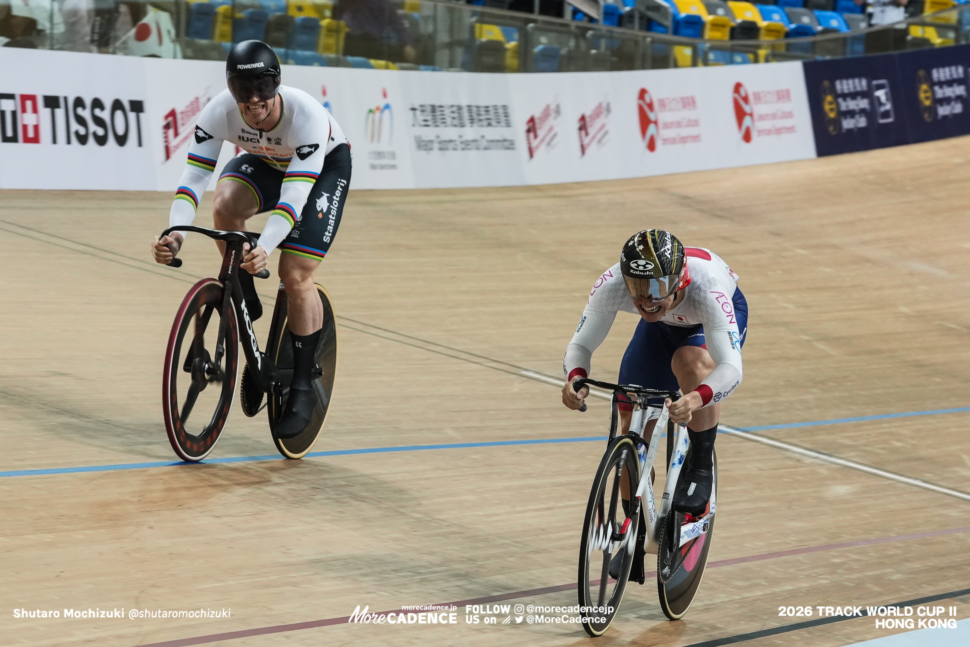 太田海也, OTA Kaiya, JPN,ハリー・ラブレイセン,Harrie Lavreysen, NED,男子スプリント 準々決勝, MEN'S Sprint Quarter-finals, 『2026ワールドカップ第2戦』香港,2026 UCI Track World Cup - Hong Kong, China