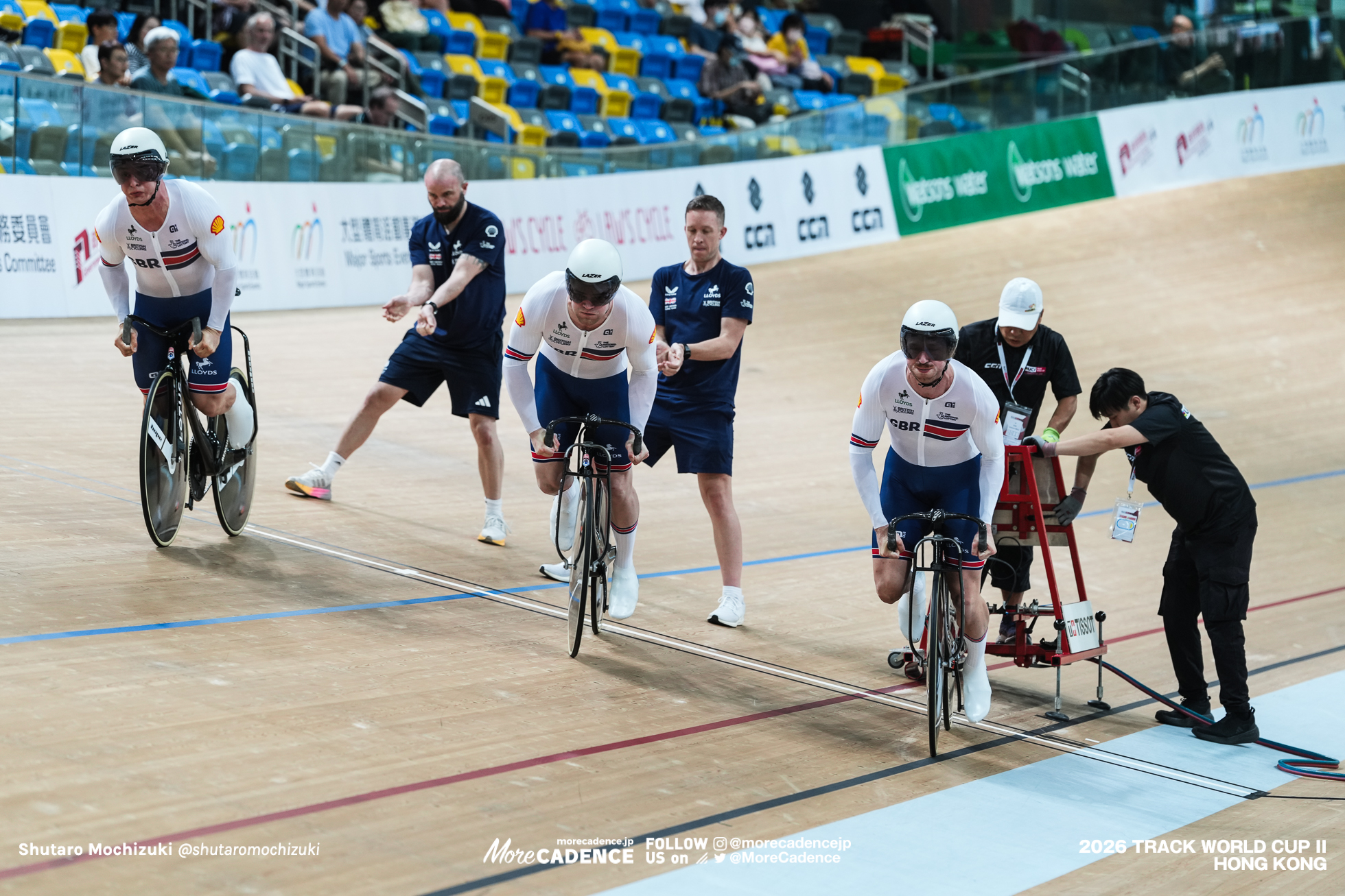ハリー・レンディンガム ホーン, LEDINGHAM-HORN Harry, GBR, マシュー・リチャードソン, RICHARDSON Matthew, GBR, ジョセフ・トゥルーマン, TRUMAN Joseph, GBR, 男子チームスプリント 決勝, MEN'S Team Sprint Final for Gold, 2026ワールドカップ第2戦, 香港, 2026 UCI Track World Cup, Round 2, Hong Kong