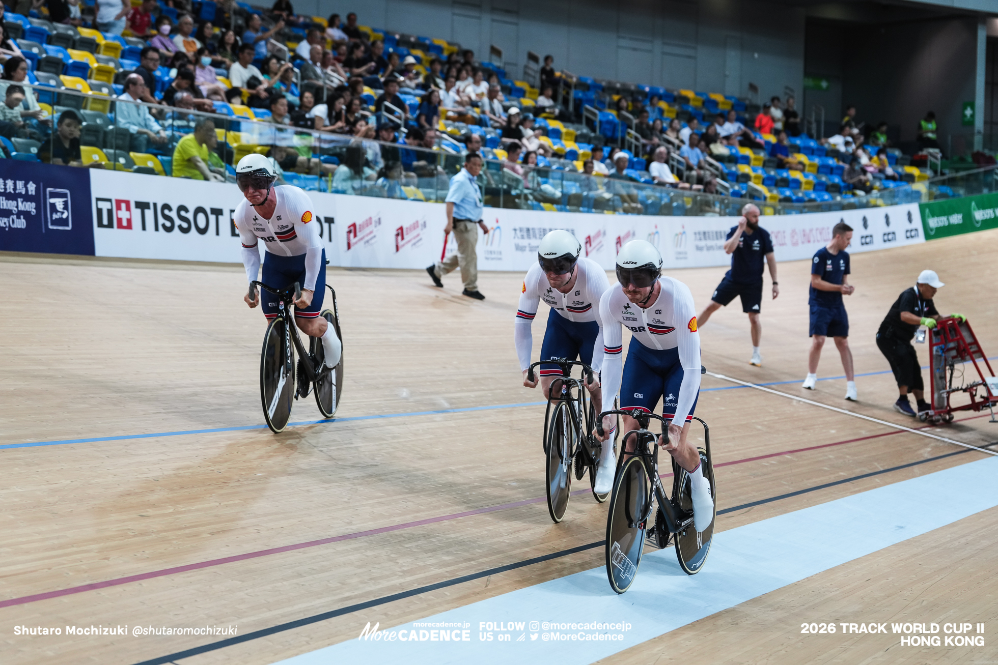 ハリー・レンディンガム ホーン, LEDINGHAM-HORN Harry, GBR, マシュー・リチャードソン, RICHARDSON Matthew, GBR, ジョセフ・トゥルーマン, TRUMAN Joseph, GBR, 男子チームスプリント 決勝, MEN'S Team Sprint Final for Gold, 2026ワールドカップ第2戦, 香港, 2026 UCI Track World Cup, Round 2, Hong Kong