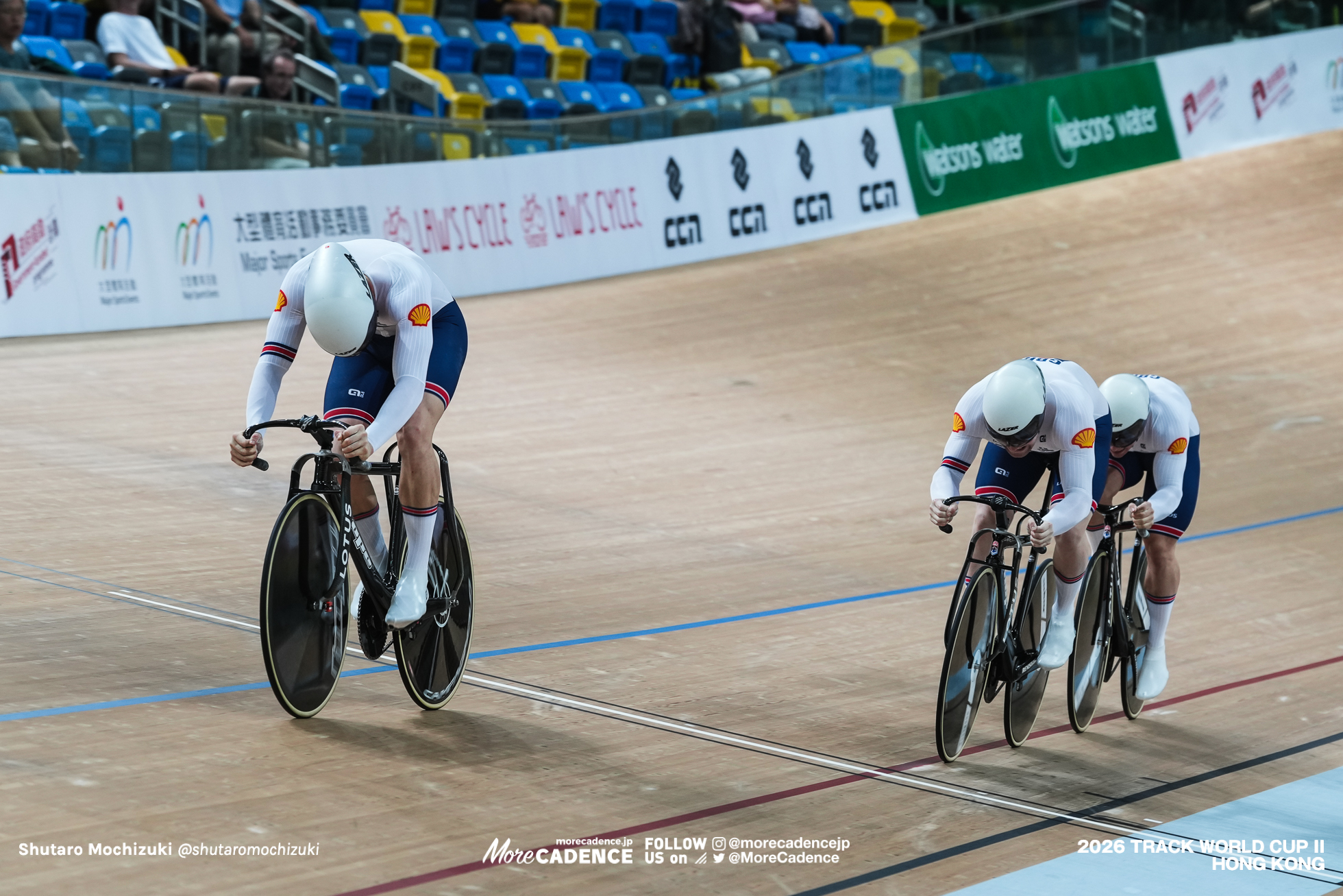 ハリー・レンディンガム ホーン, LEDINGHAM-HORN Harry, GBR, マシュー・リチャードソン, RICHARDSON Matthew, GBR, ジョセフ・トゥルーマン, TRUMAN Joseph, GBR, 男子チームスプリント 決勝, MEN'S Team Sprint Final for Gold, 2026ワールドカップ第2戦, 香港, 2026 UCI Track World Cup, Round 2, Hong Kong