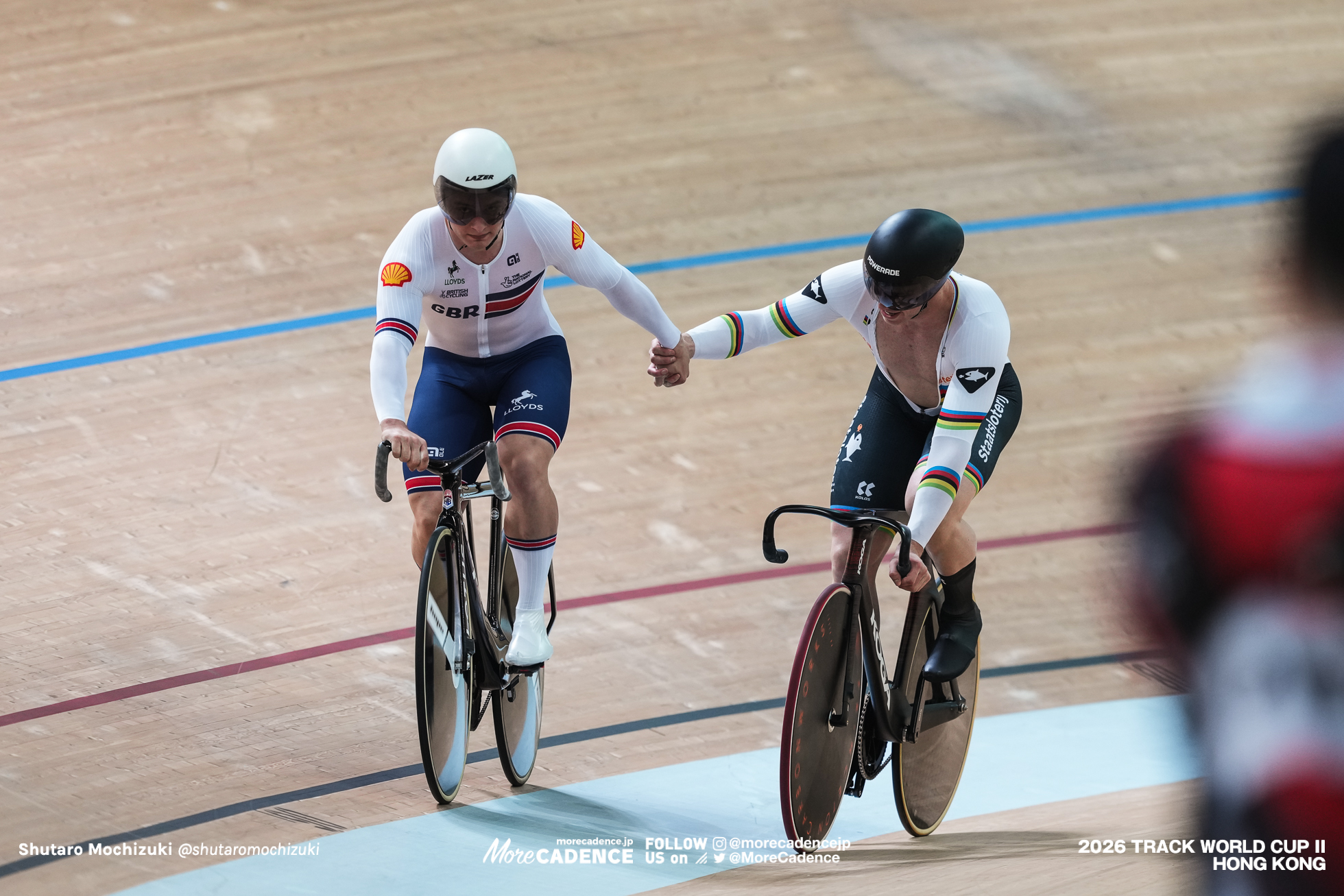 マシュー・リチャードソン, RICHARDSON Matthew, GBR, ハリー・ラブレイセン, LAVREYSEN Harrie, NED, 男子チームスプリント 決勝, MEN'S Team Sprint Final for Gold, 2026ワールドカップ第2戦, 香港, 2026 UCI Track World Cup, Round 2, Hong Kong