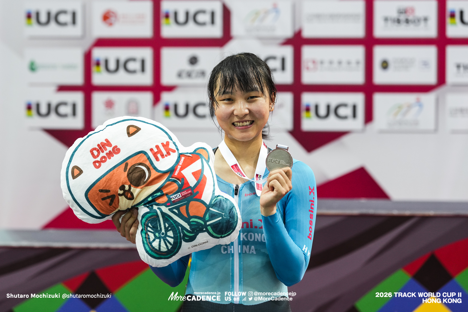 李思穎 リー・ジーウィン, LEE Sze Wing, HKG, 女子エリミネーション, 表彰, WOMEN'S Elimination, Podium, 2026ワールドカップ第2戦, 香港, 2026 UCI Track World Cup, Round 2, Hong Kong