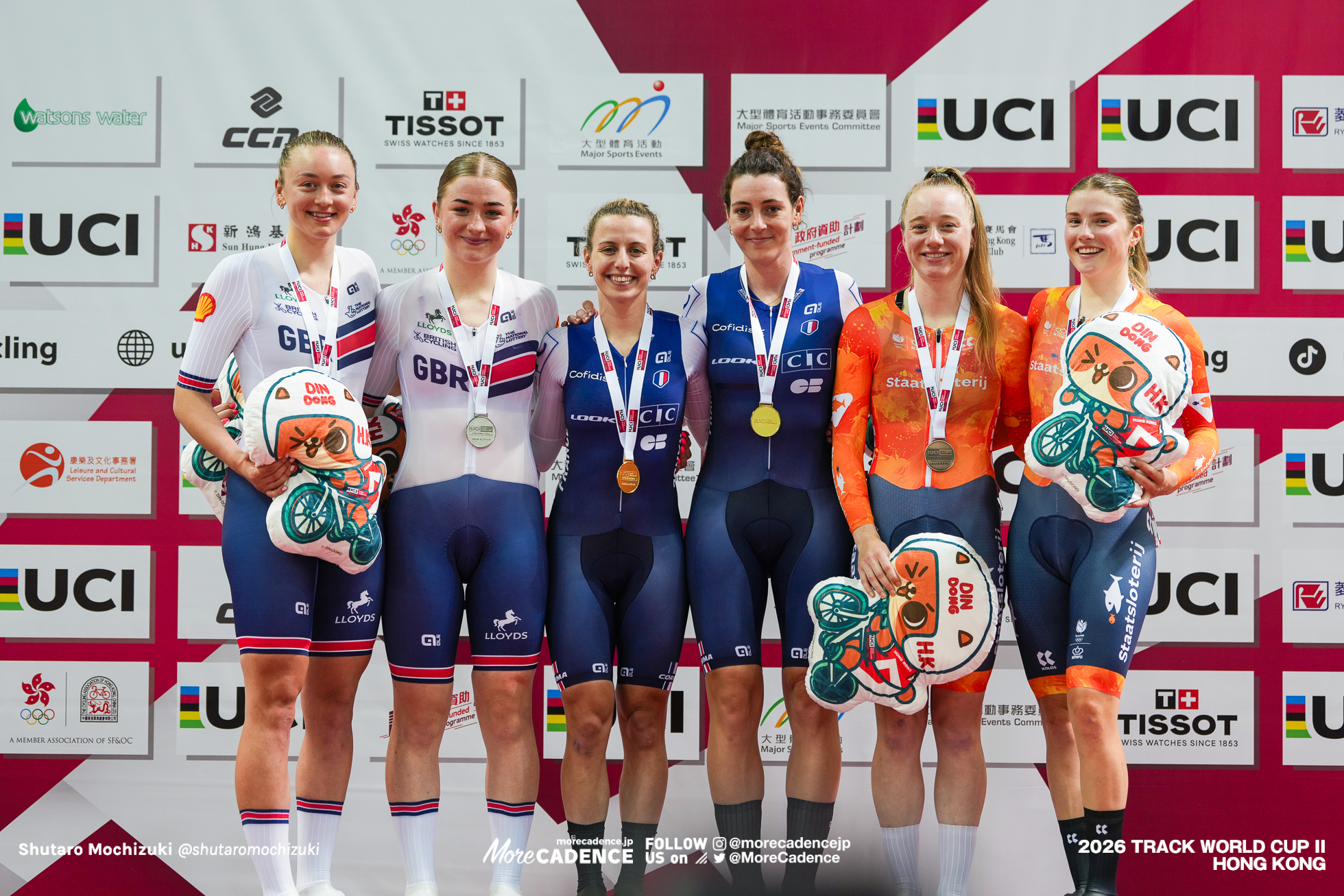 女子マディソン,WOMEN'S Madison,『2026ワールドカップ第2戦』香港,2026 UCI Track World Cup - Hong Kong, China